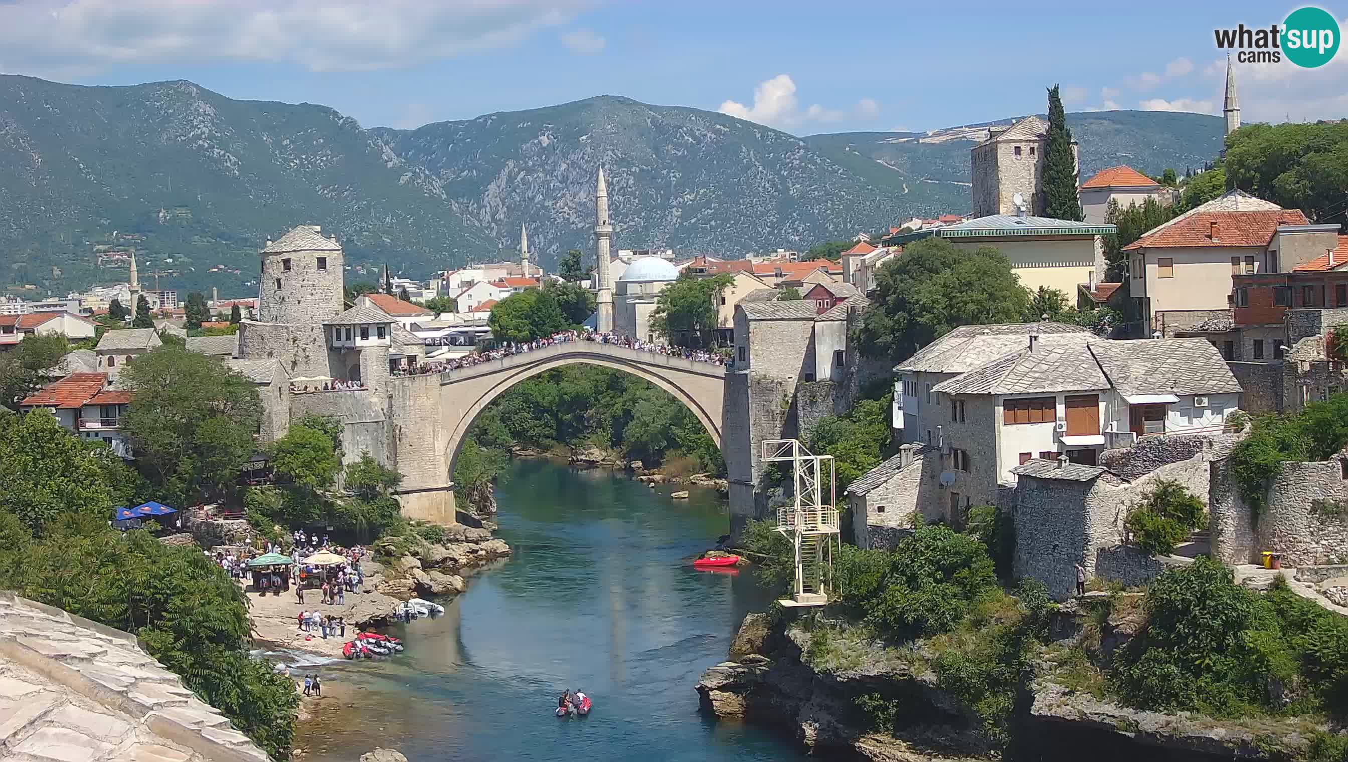 Mostar web kamera – Stari Most i rijeka Neretva – Goa Mostar