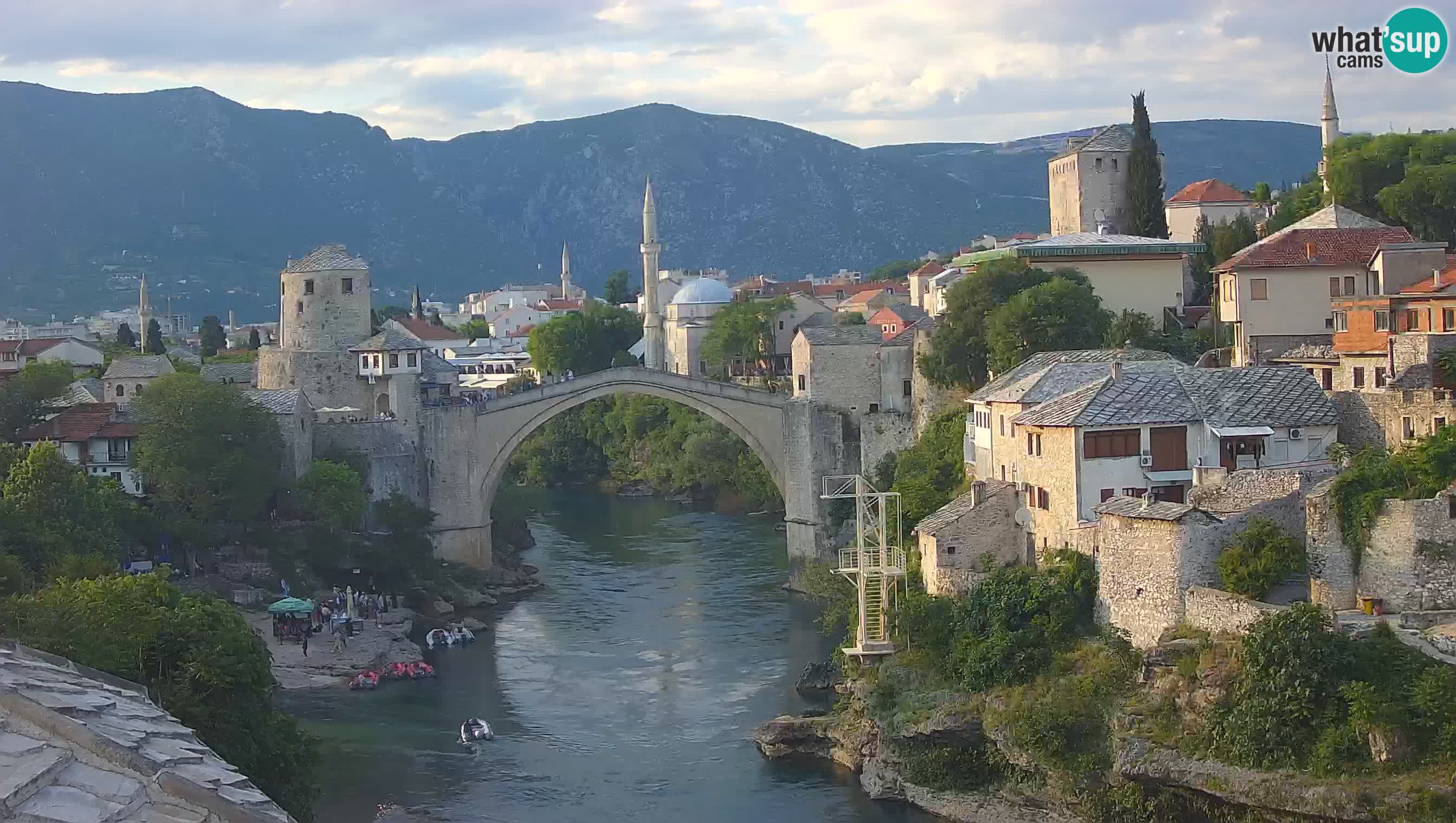 Webcam Mostar – Il Ponte Vecchio sul fiume Neretva
