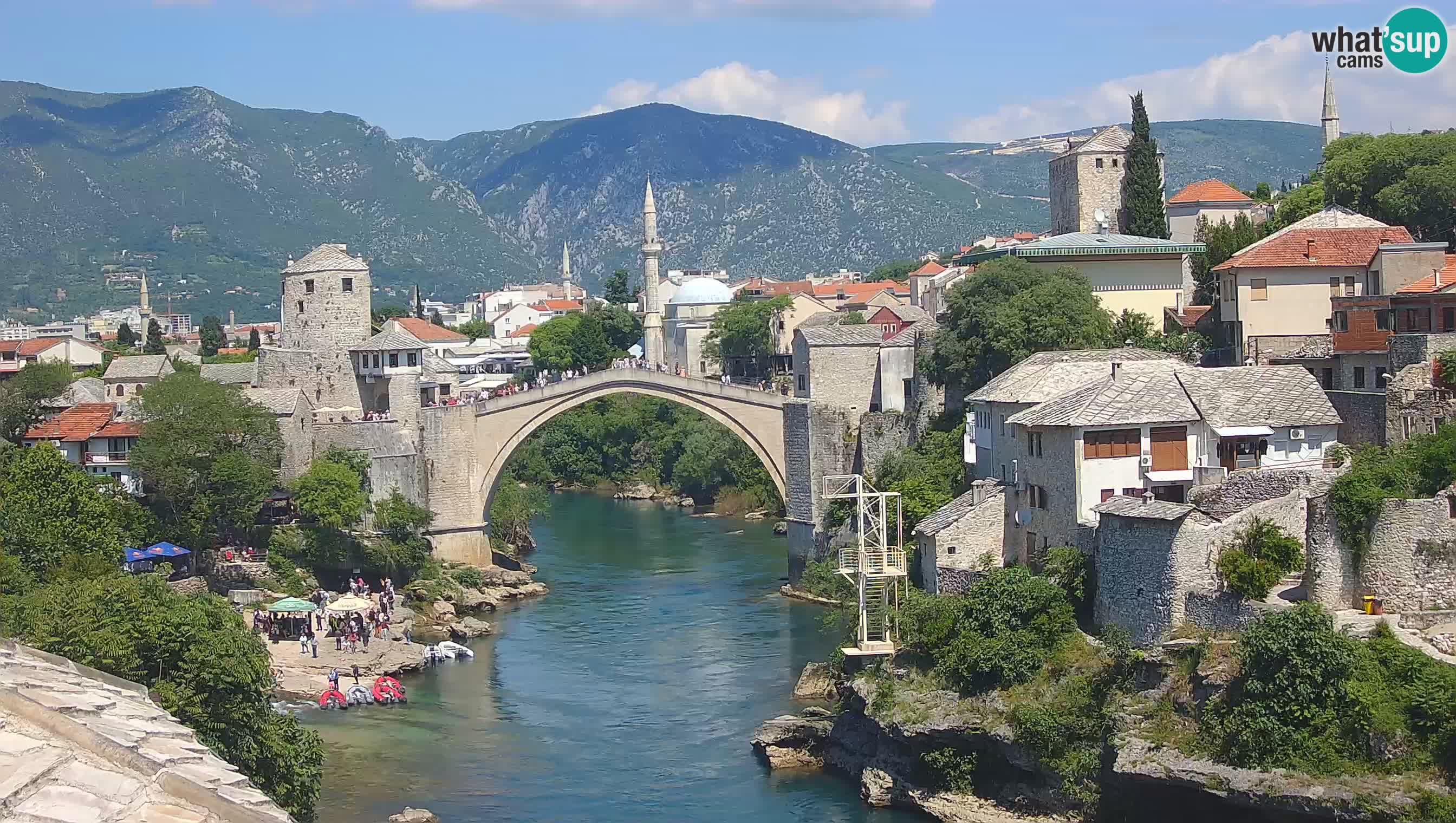 Mostar webcam – LIVE Old Bridge and Neretva river
