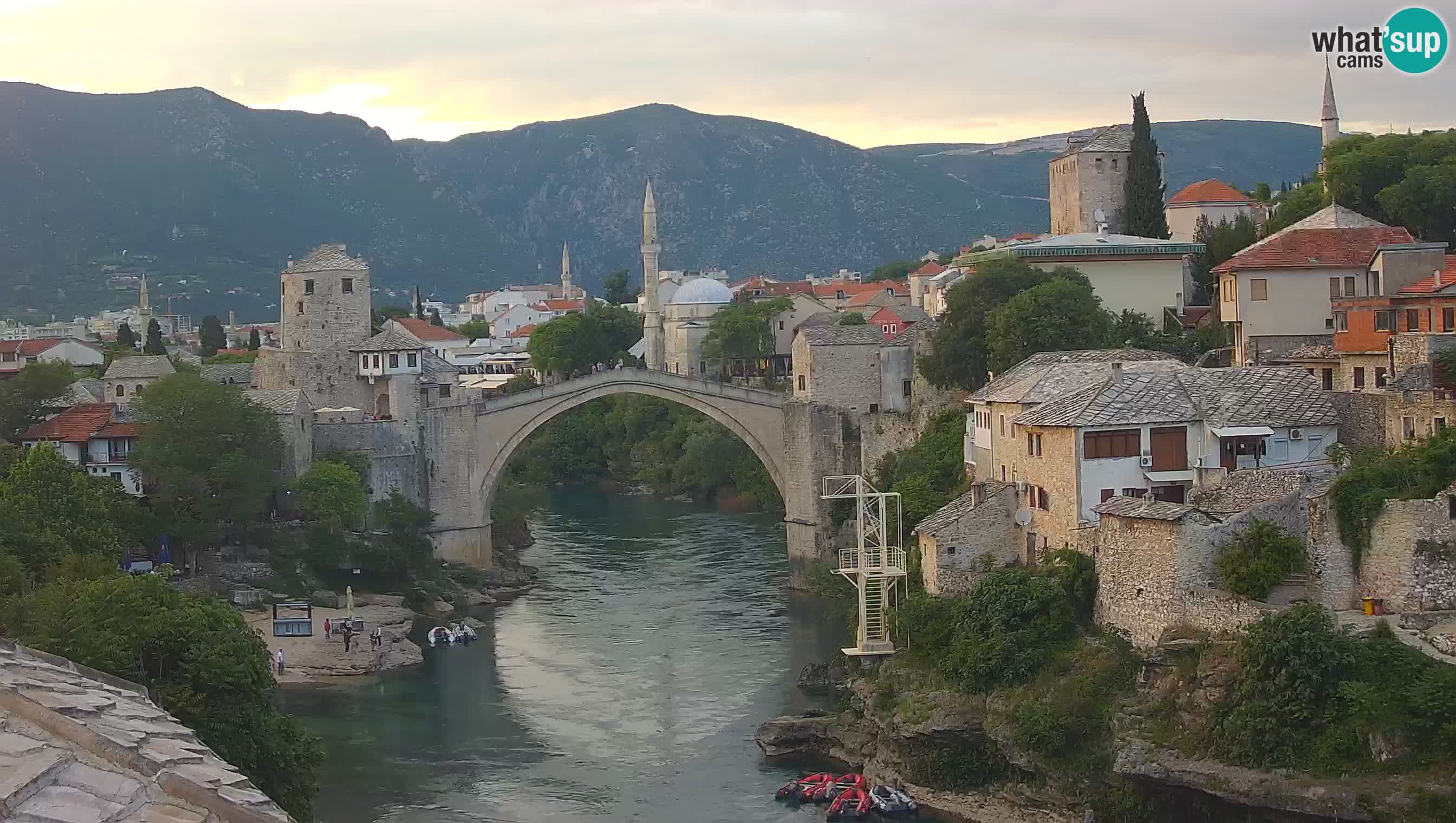 Mostar webcam – LIVE Old Bridge and Neretva river