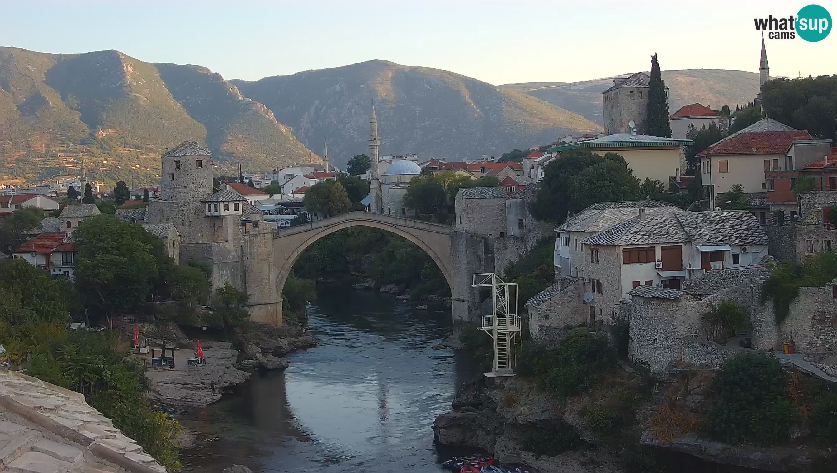 Spletna kamera Mostar – Stari Most in reka Neretva