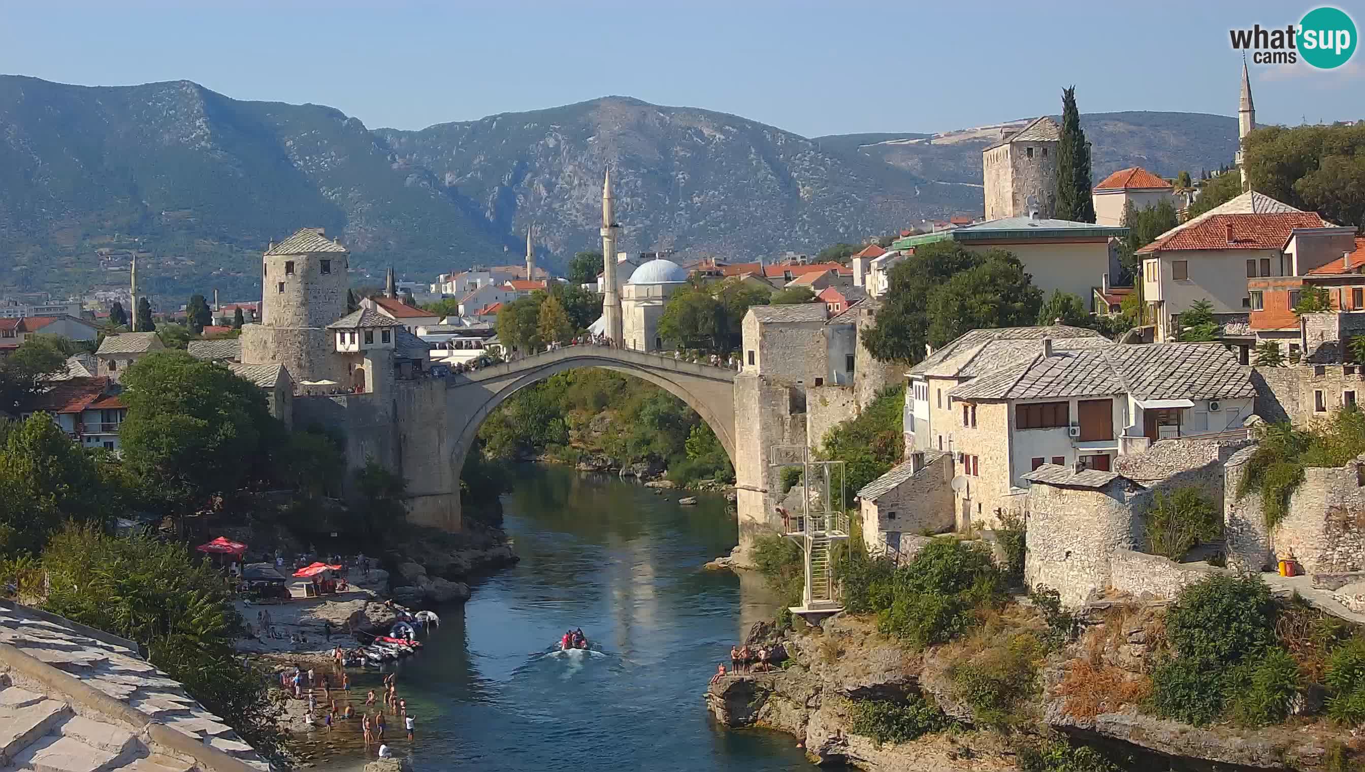 Mostar web kamera – Stari Most i rijeka Neretva – Goa Mostar