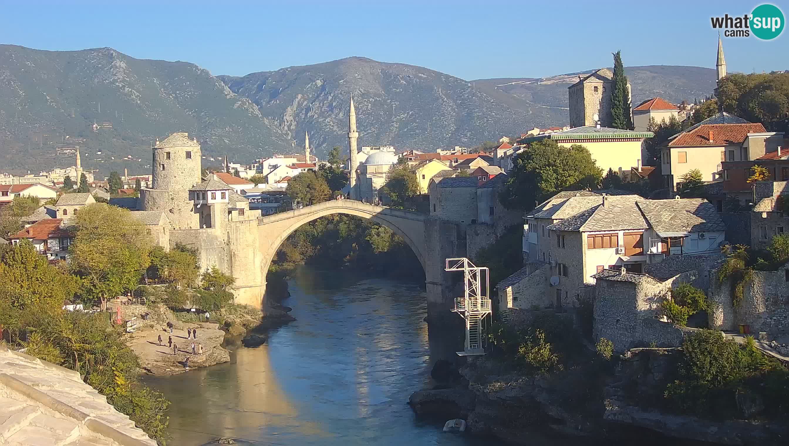 Mostar webcam – LIVE Old Bridge and Neretva river