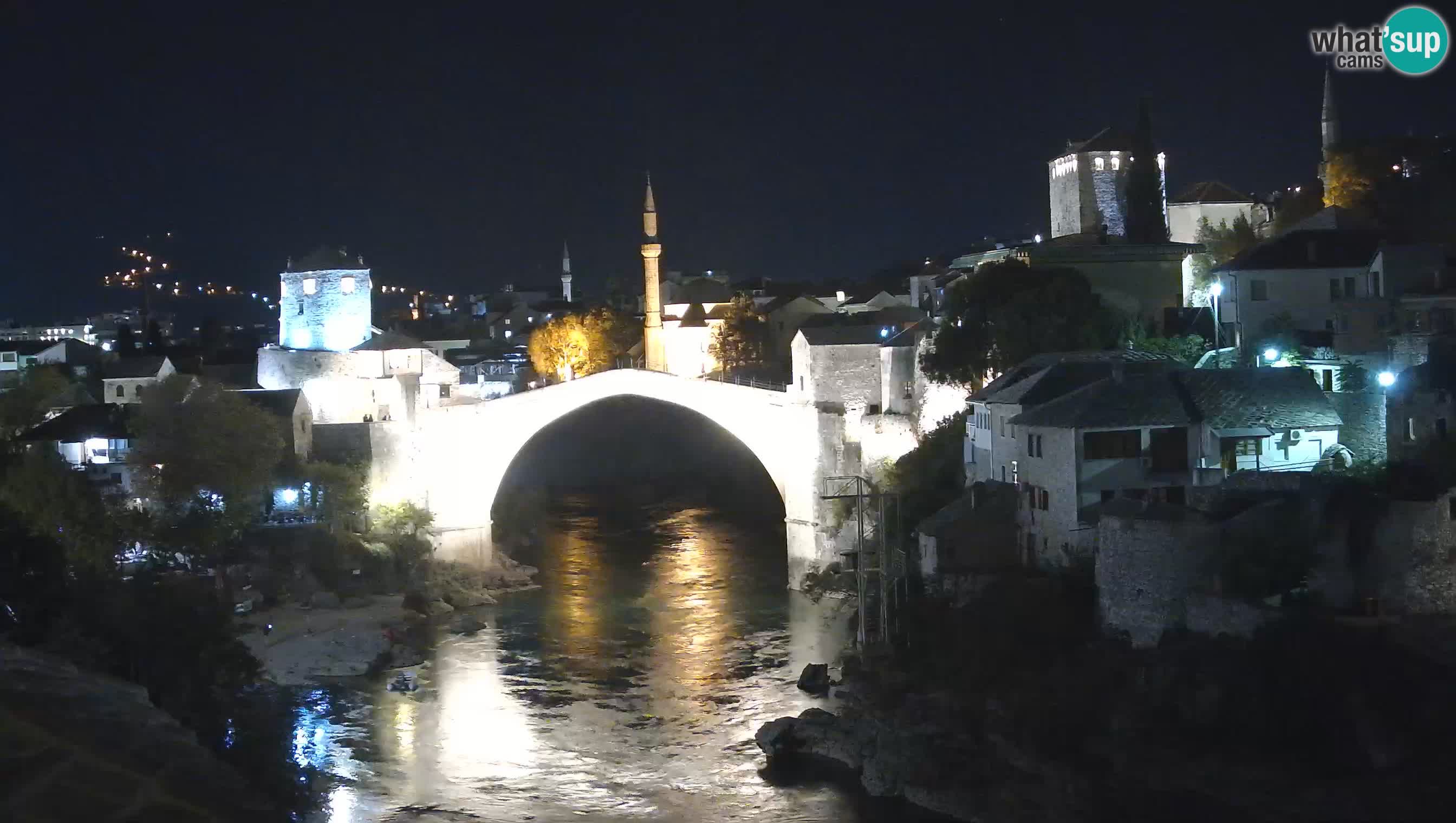 Webcam de Mostar – Le Vieux Pont sur la rivière Neretva