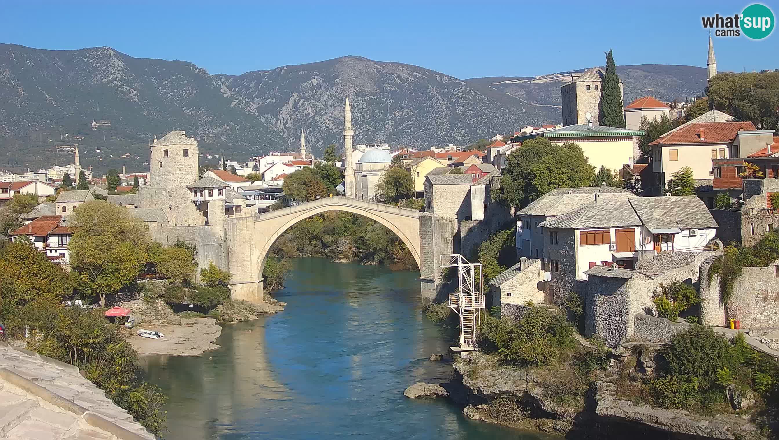 Spletna kamera Mostar – Stari Most in reka Neretva