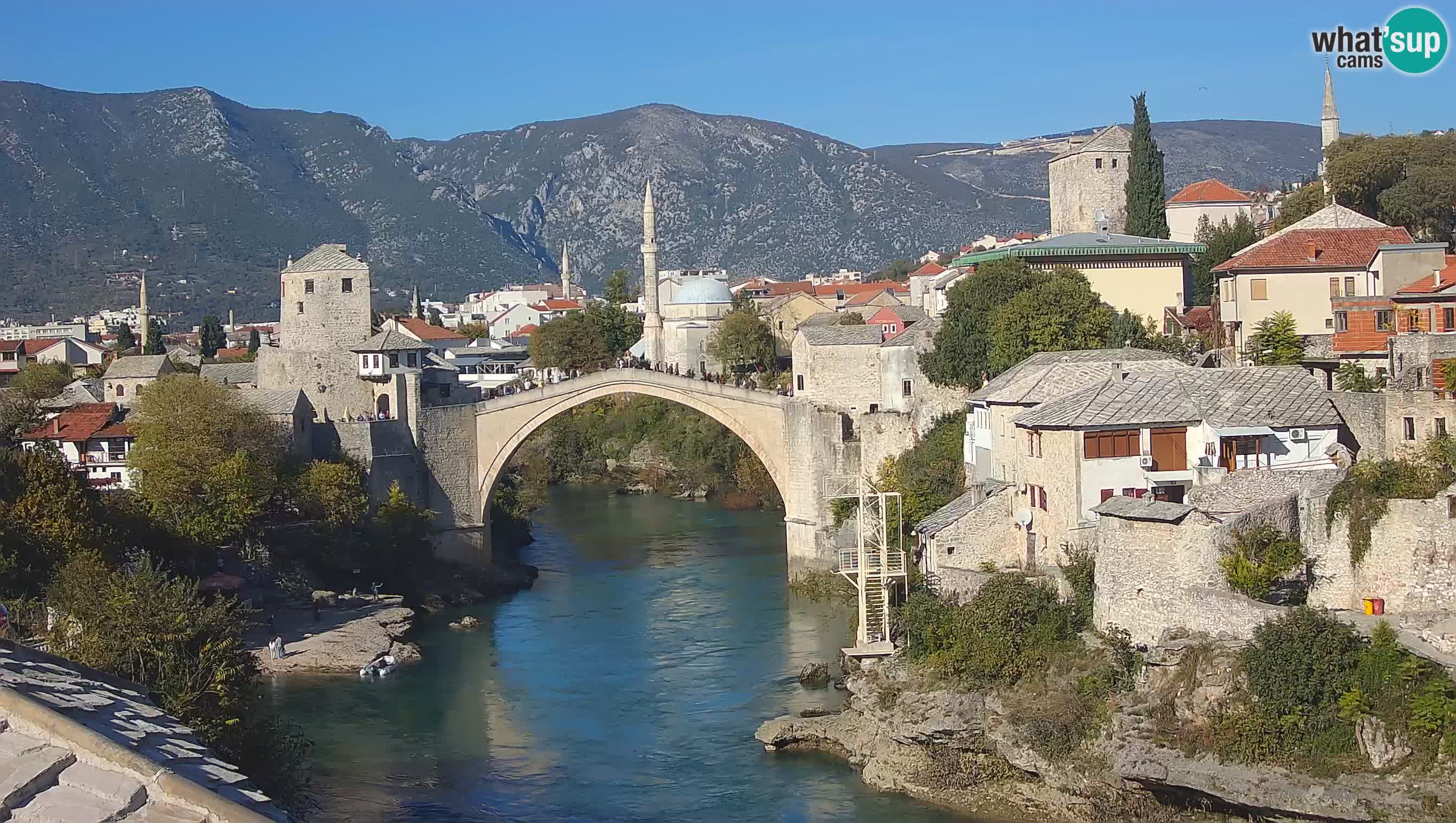 Spletna kamera Mostar – Stari Most in reka Neretva