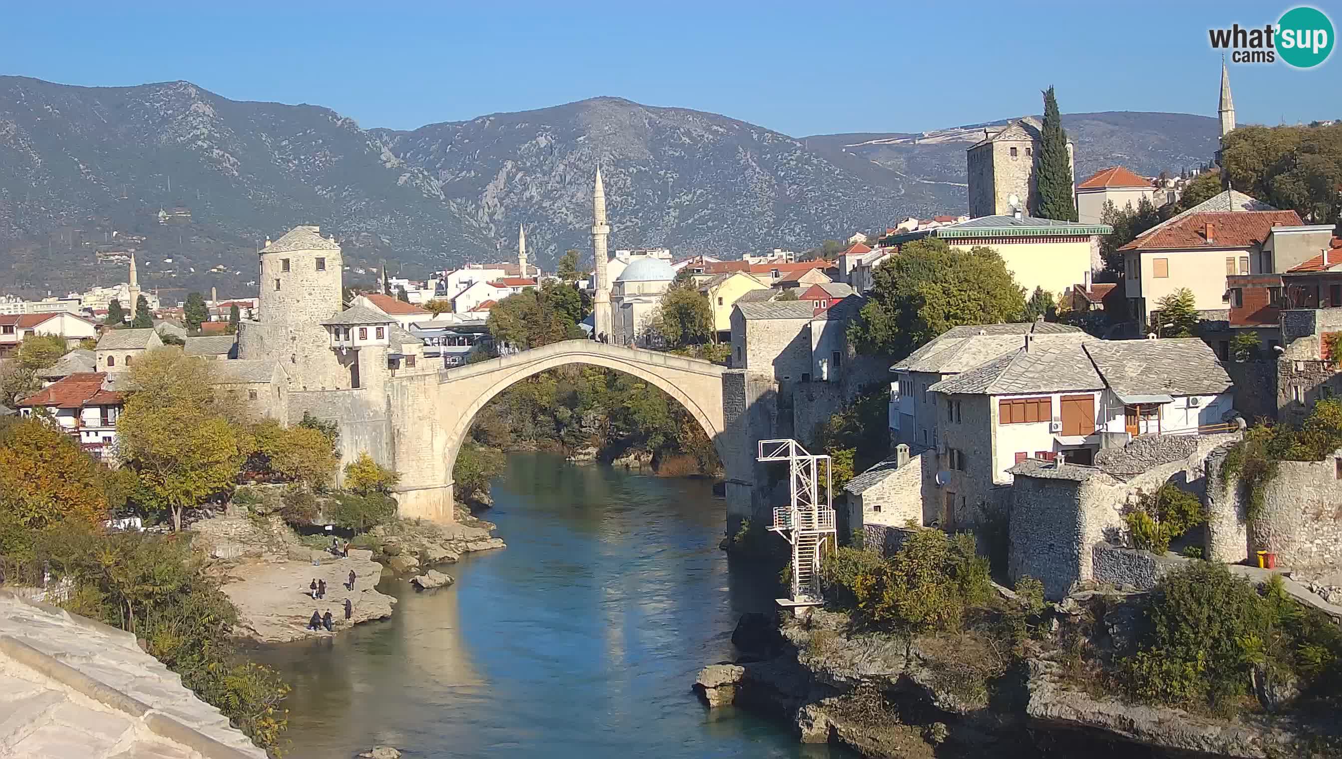 Webcam Mostar – Il Ponte Vecchio sul fiume Neretva