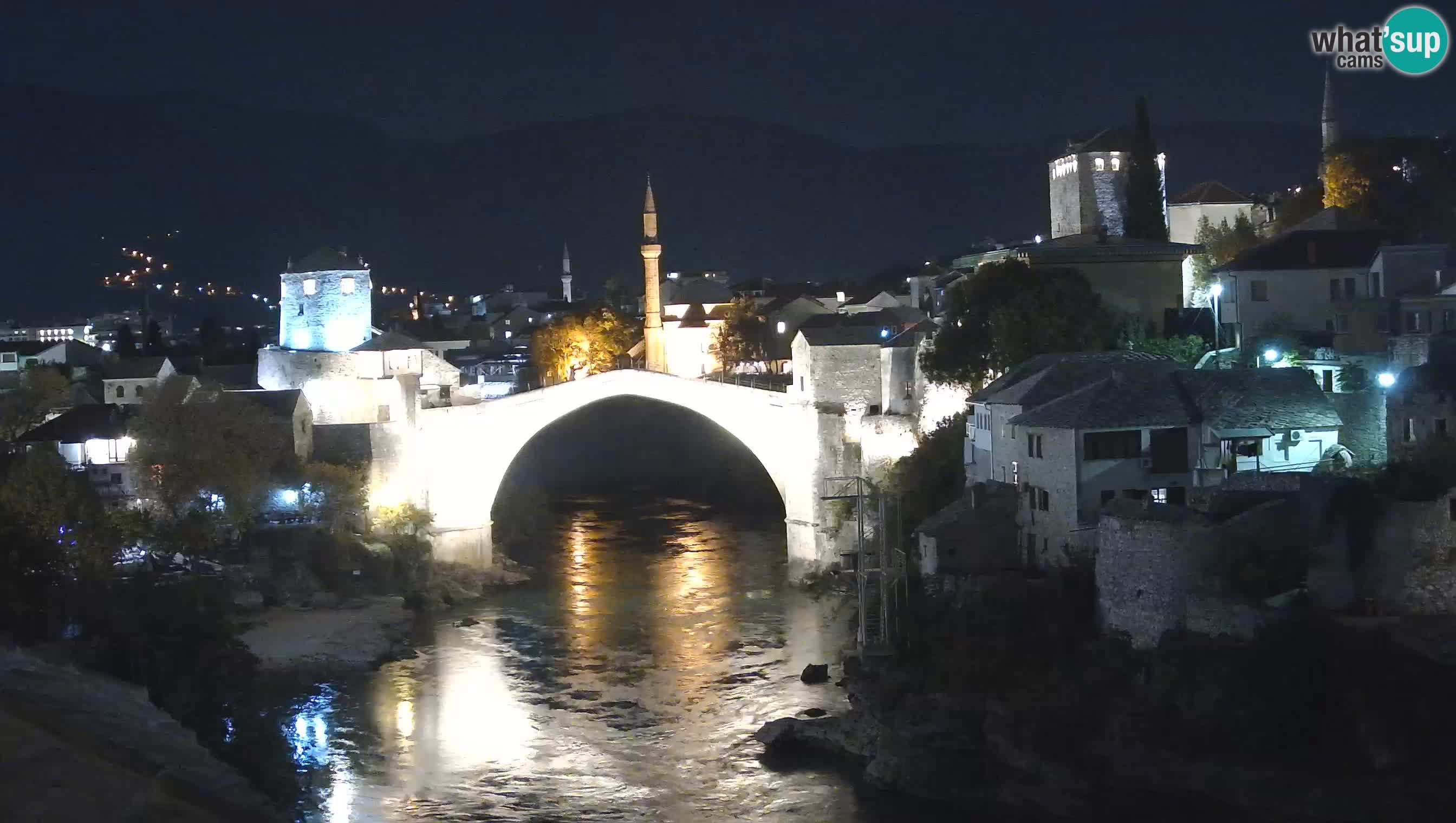 Mostar web kamera – Stari Most i rijeka Neretva – Goa Mostar