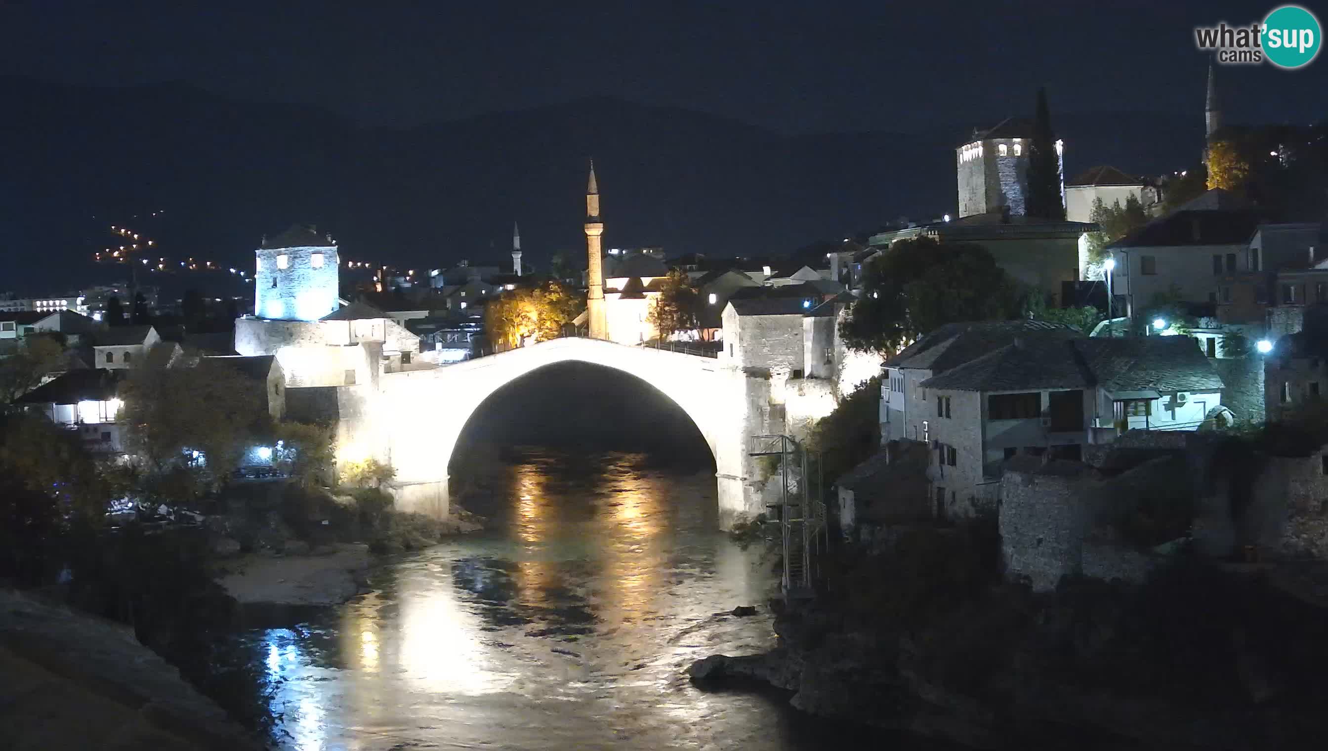 Mostar web kamera – Stari Most i rijeka Neretva – Goa Mostar