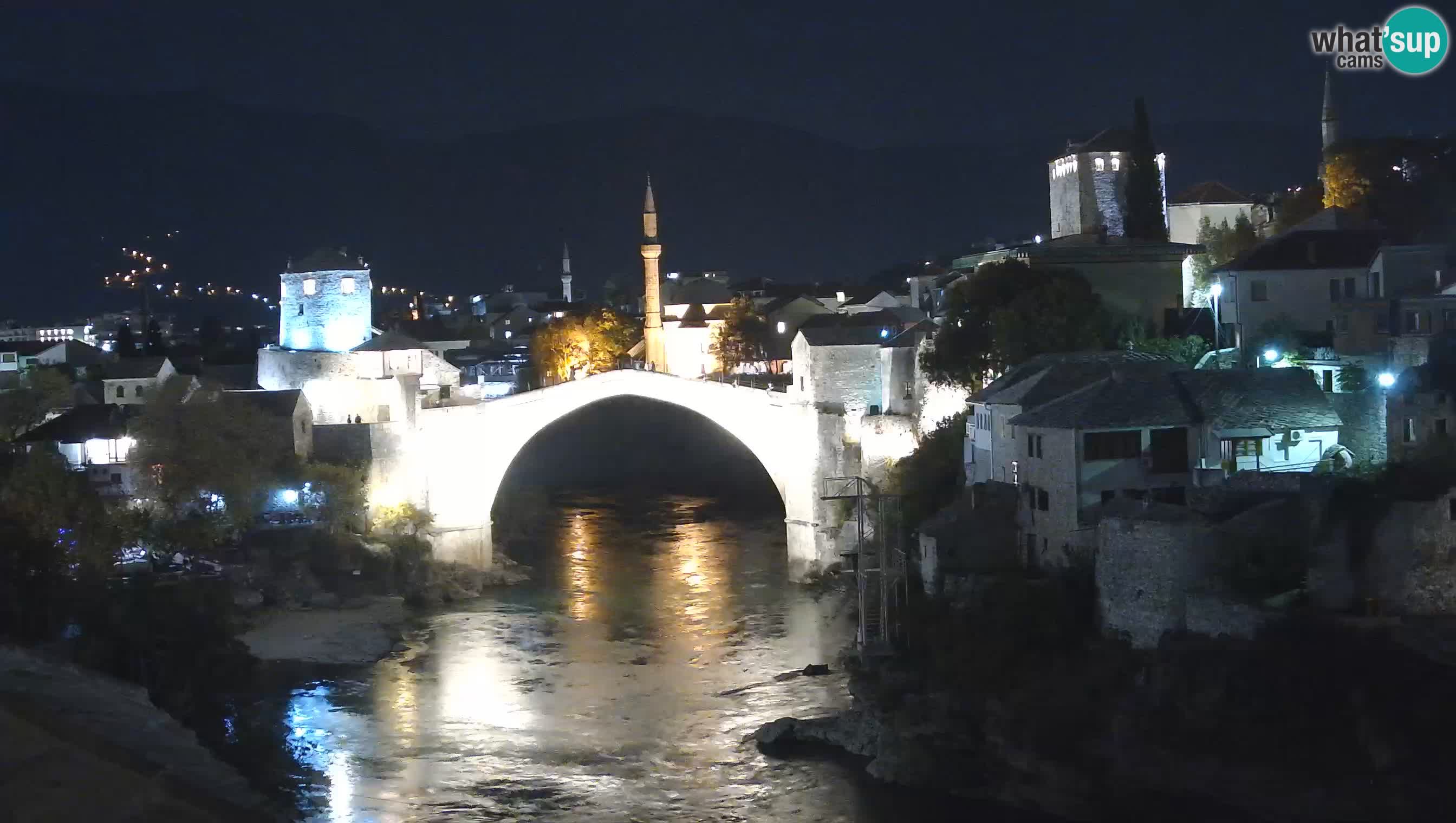 Mostar web kamera – Stari Most i rijeka Neretva – Goa Mostar