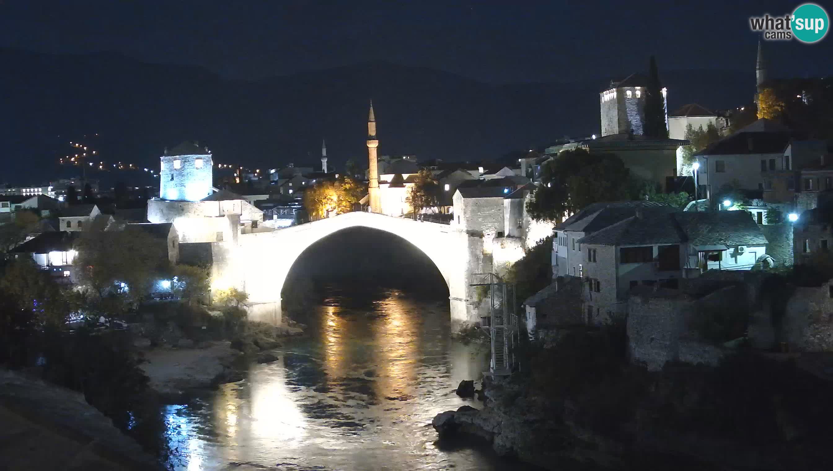 Mostar web kamera – Stari Most i rijeka Neretva – Goa Mostar