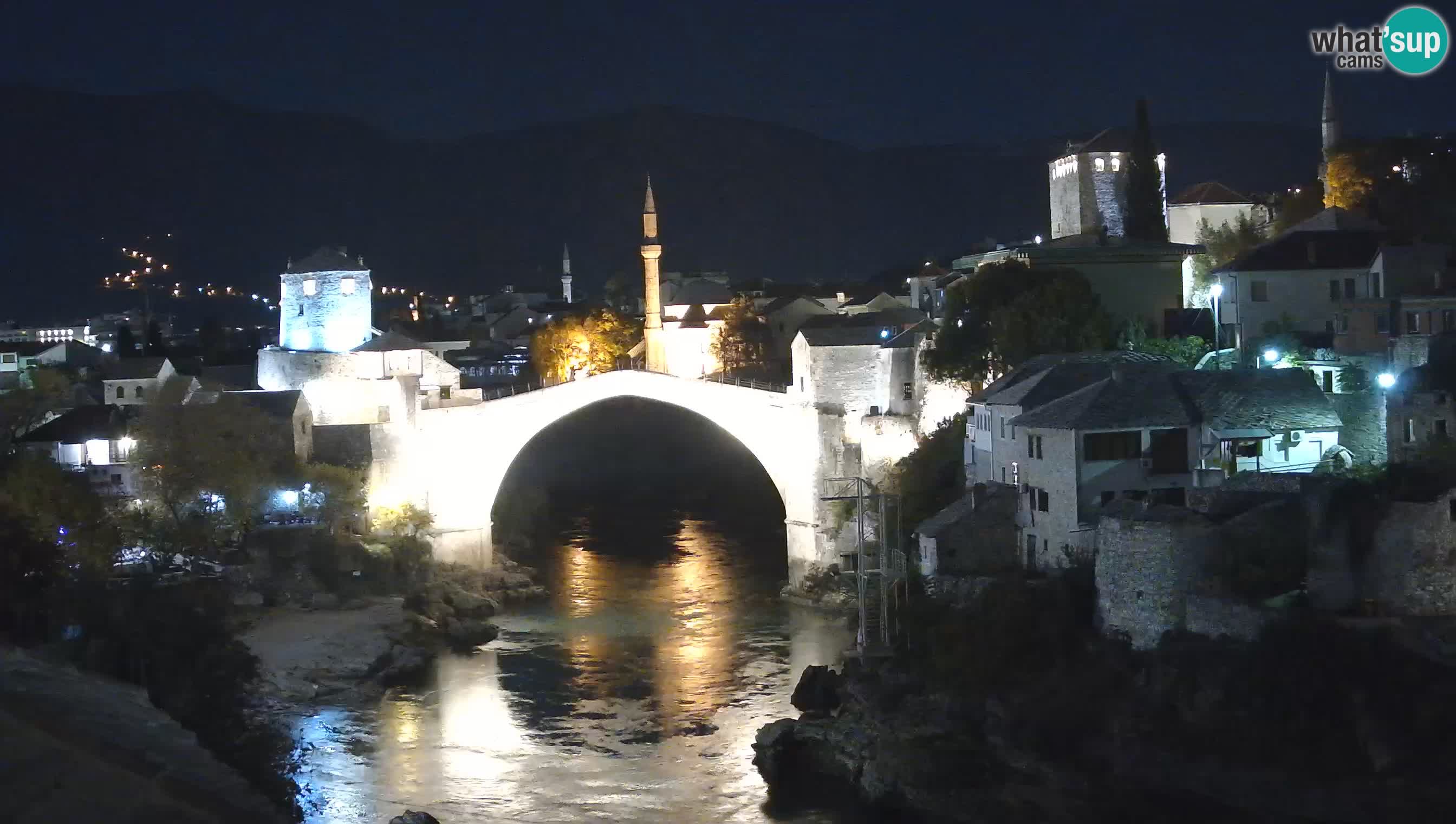 Cámara web de Mostar – El Viejo Puente sobre el río Neretva