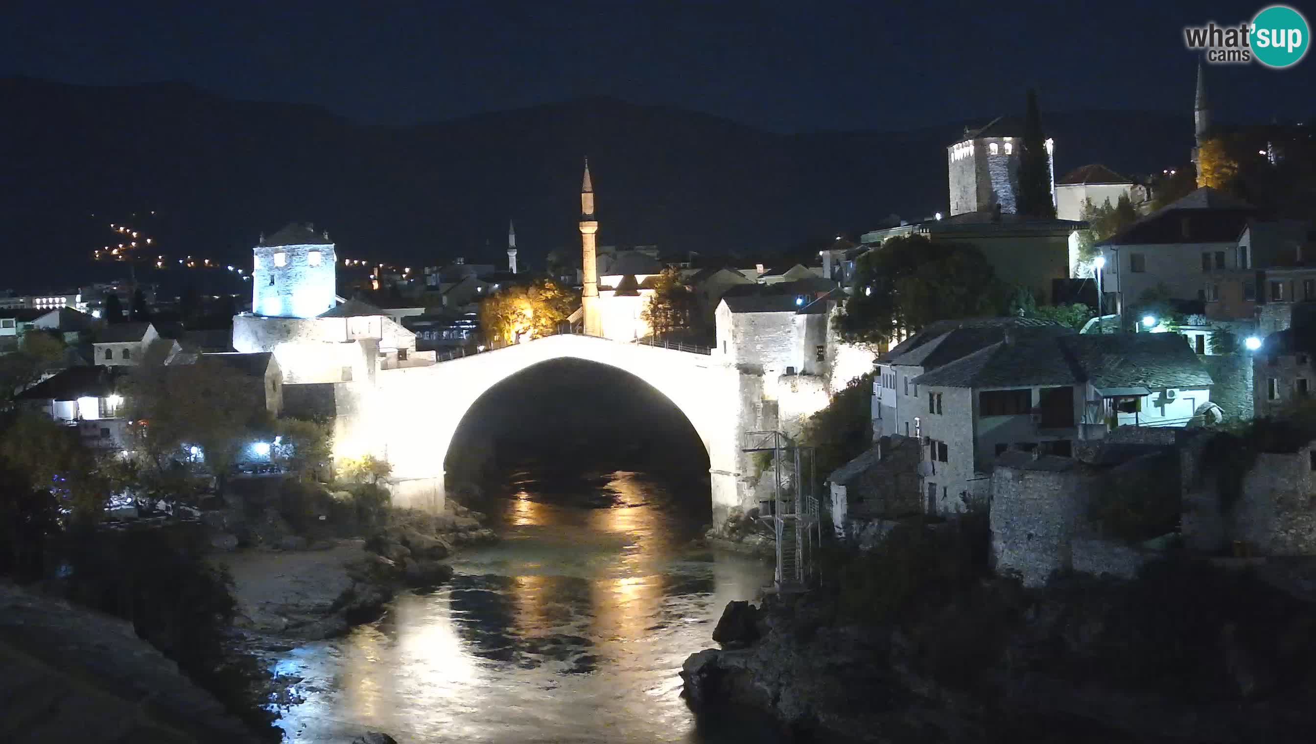 Mostar web kamera – Stari Most i rijeka Neretva – Goa Mostar