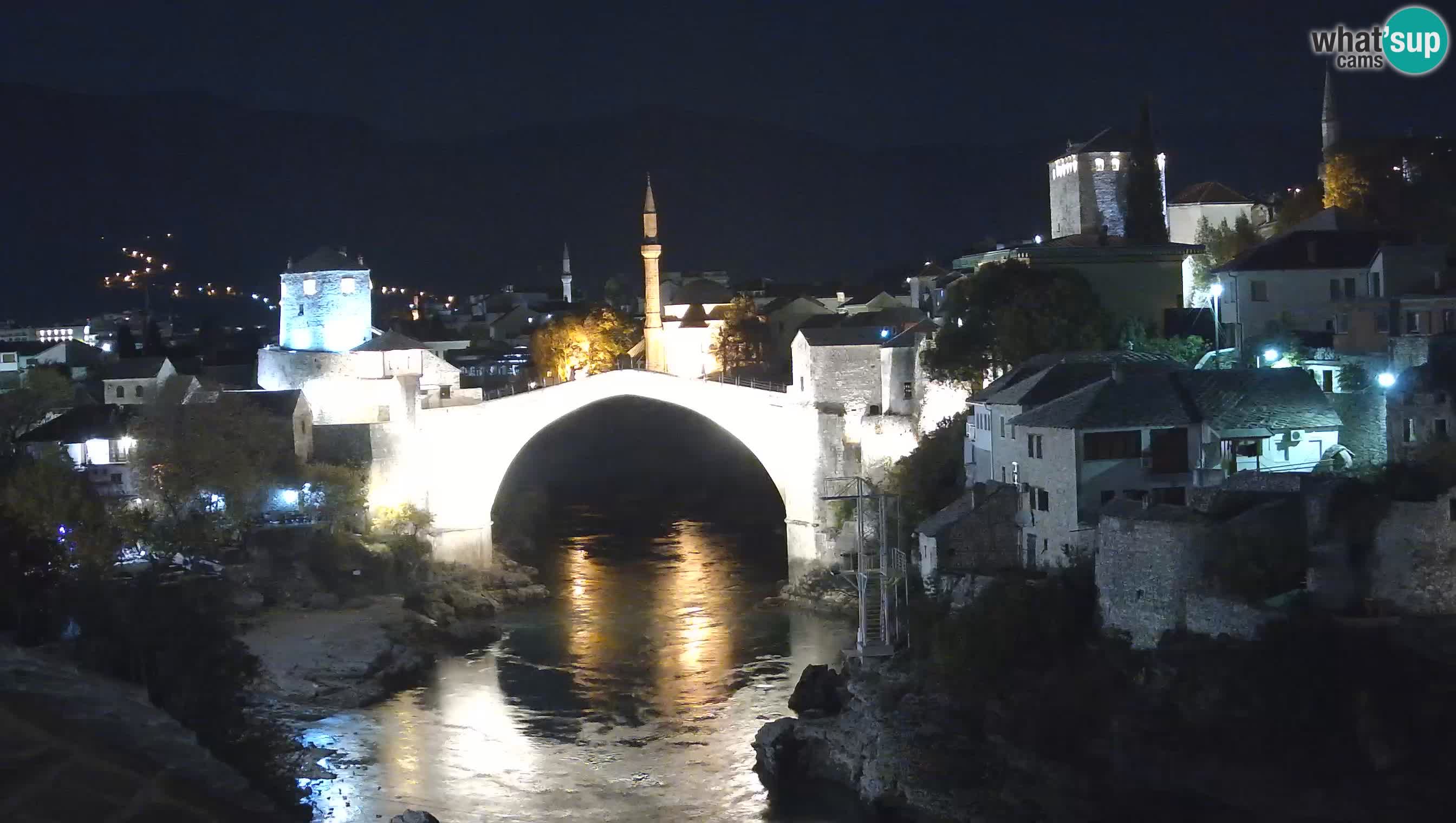 Cámara web de Mostar – El Viejo Puente sobre el río Neretva