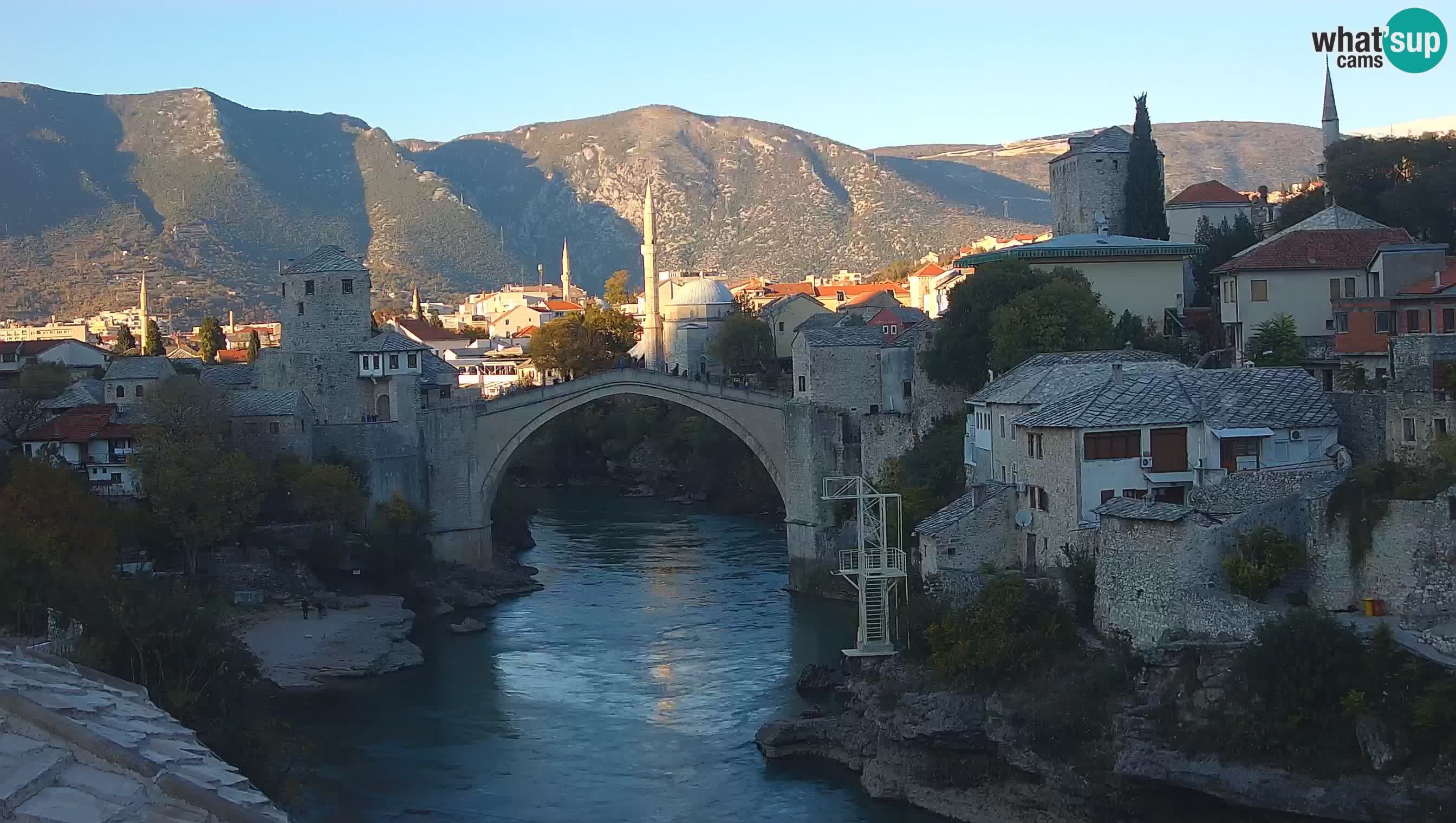 Webcam Mostar – Il Ponte Vecchio sul fiume Neretva