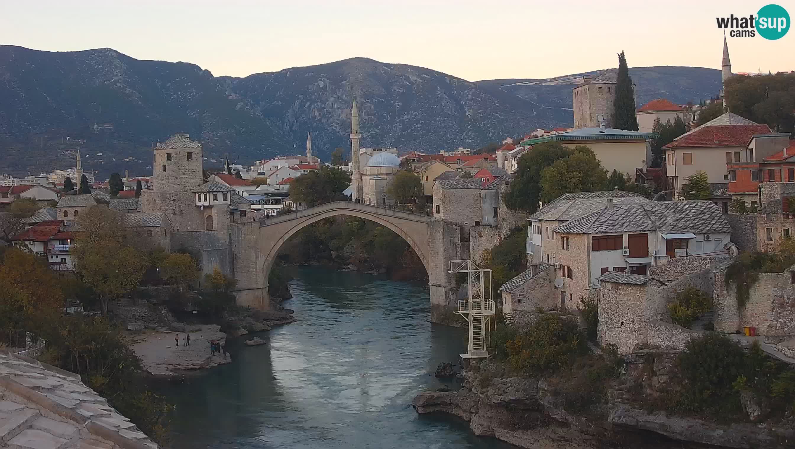 Mostar webcam – LIVE Old Bridge and Neretva river