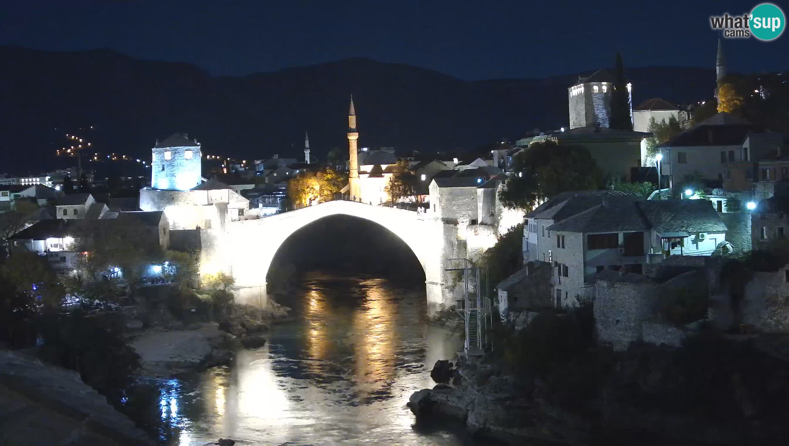 Mostar web kamera – Stari Most i rijeka Neretva – Goa Mostar