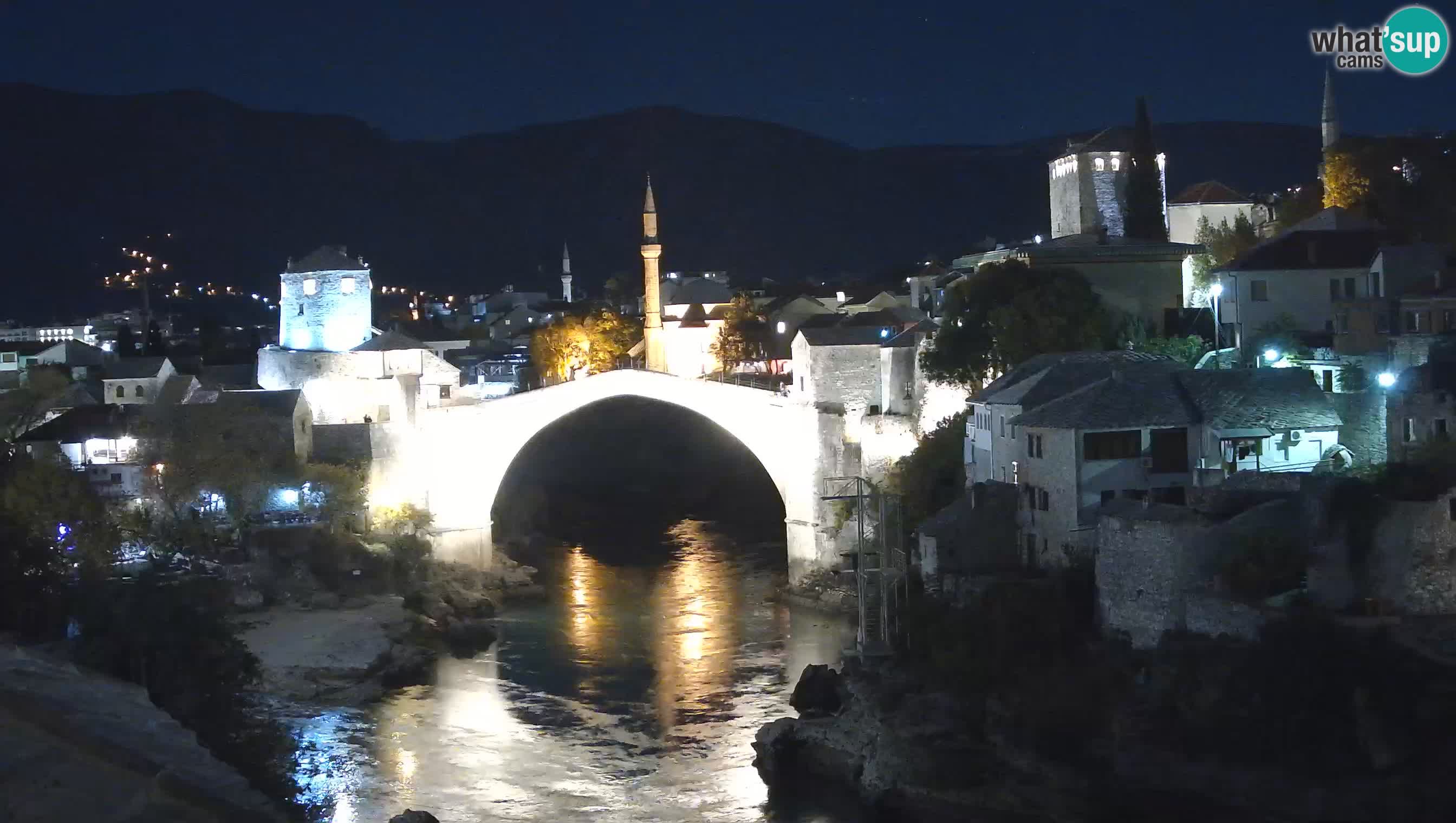 Mostar web kamera – Stari Most i rijeka Neretva – Goa Mostar