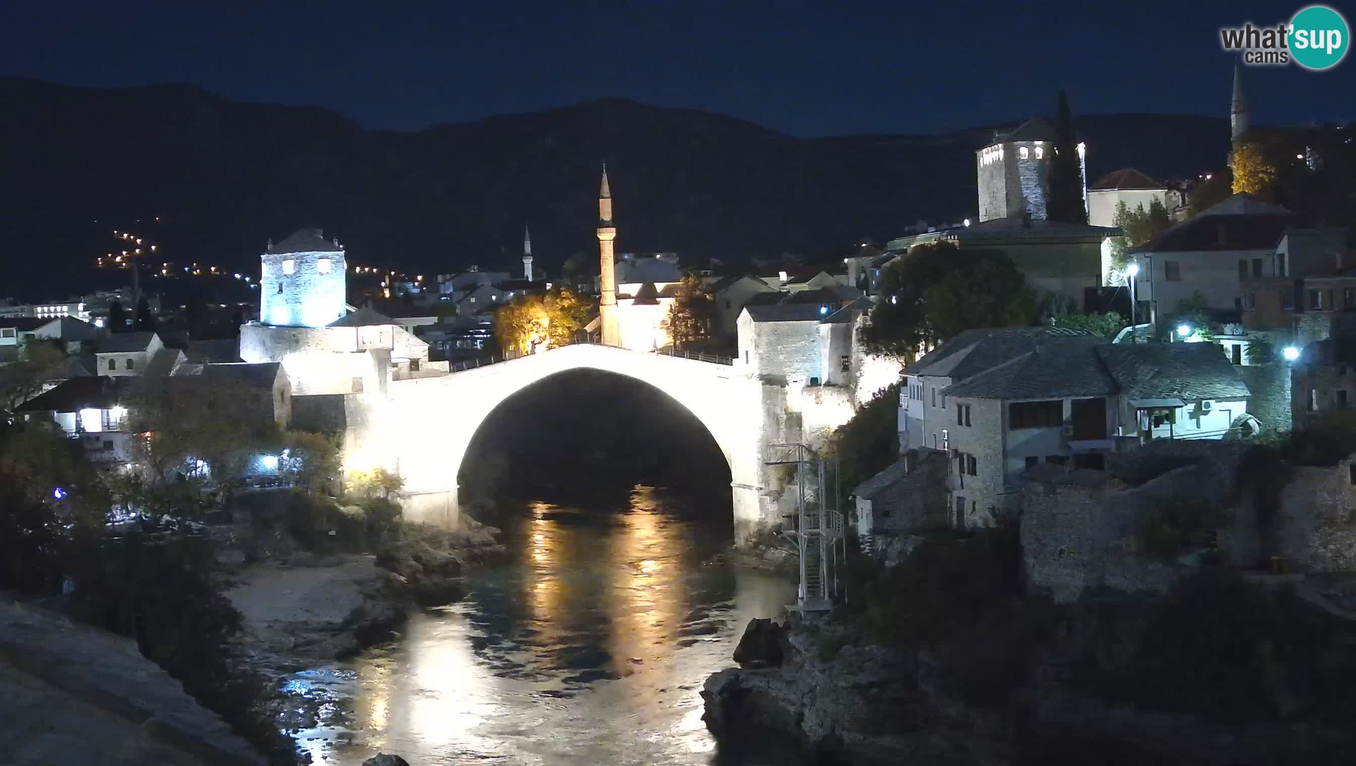 Spletna kamera Mostar – Stari Most in reka Neretva