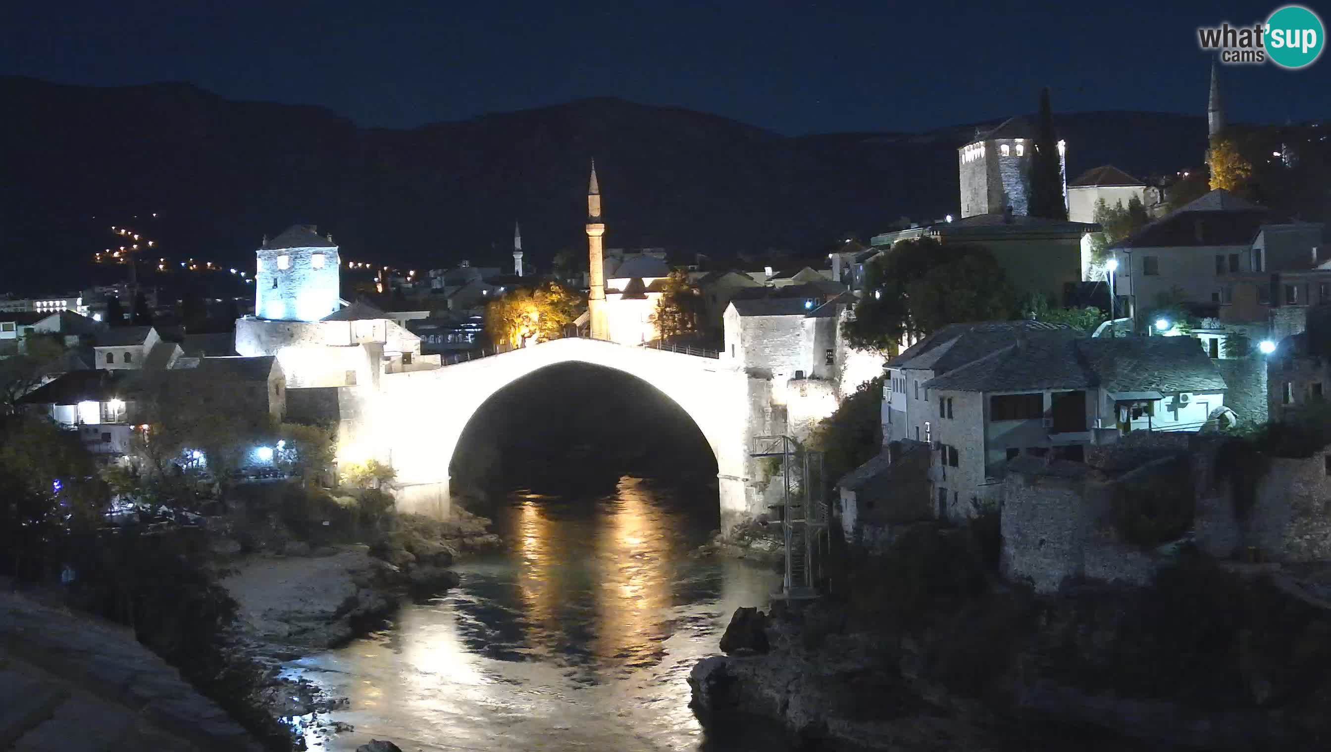 Mostar web kamera – Stari Most i rijeka Neretva – Goa Mostar