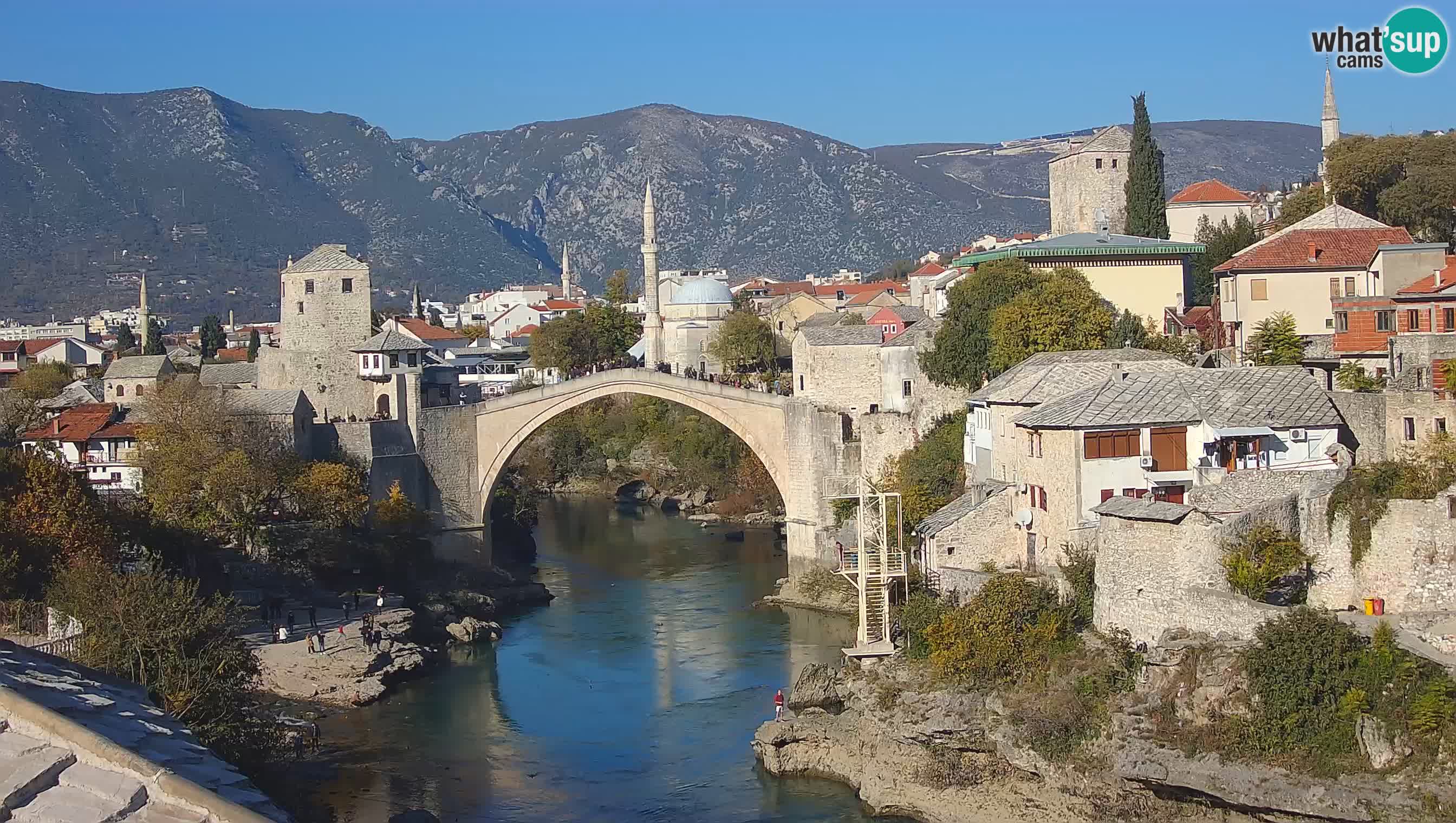 Spletna kamera Mostar – Stari Most in reka Neretva