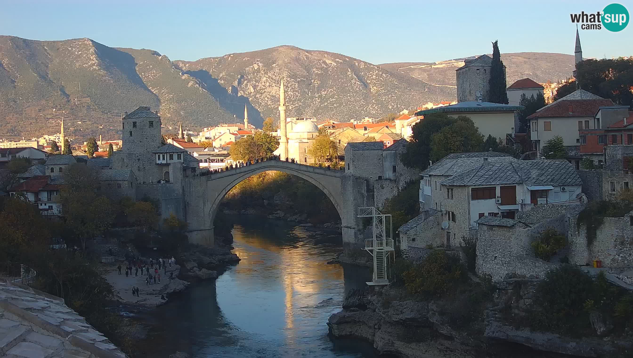 Mostar web kamera – Stari Most i rijeka Neretva – Goa Mostar