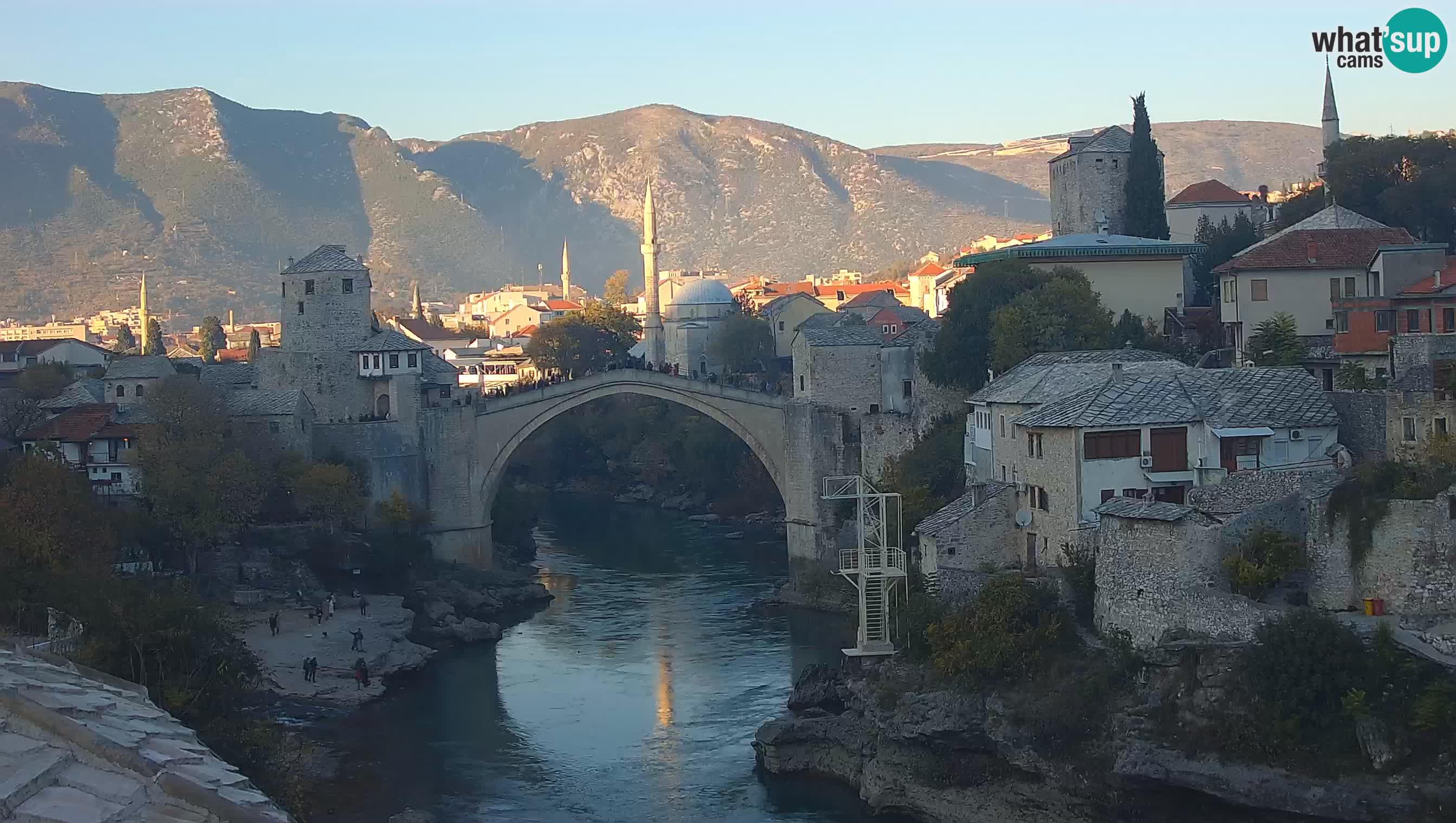 Spletna kamera Mostar – Stari Most in reka Neretva