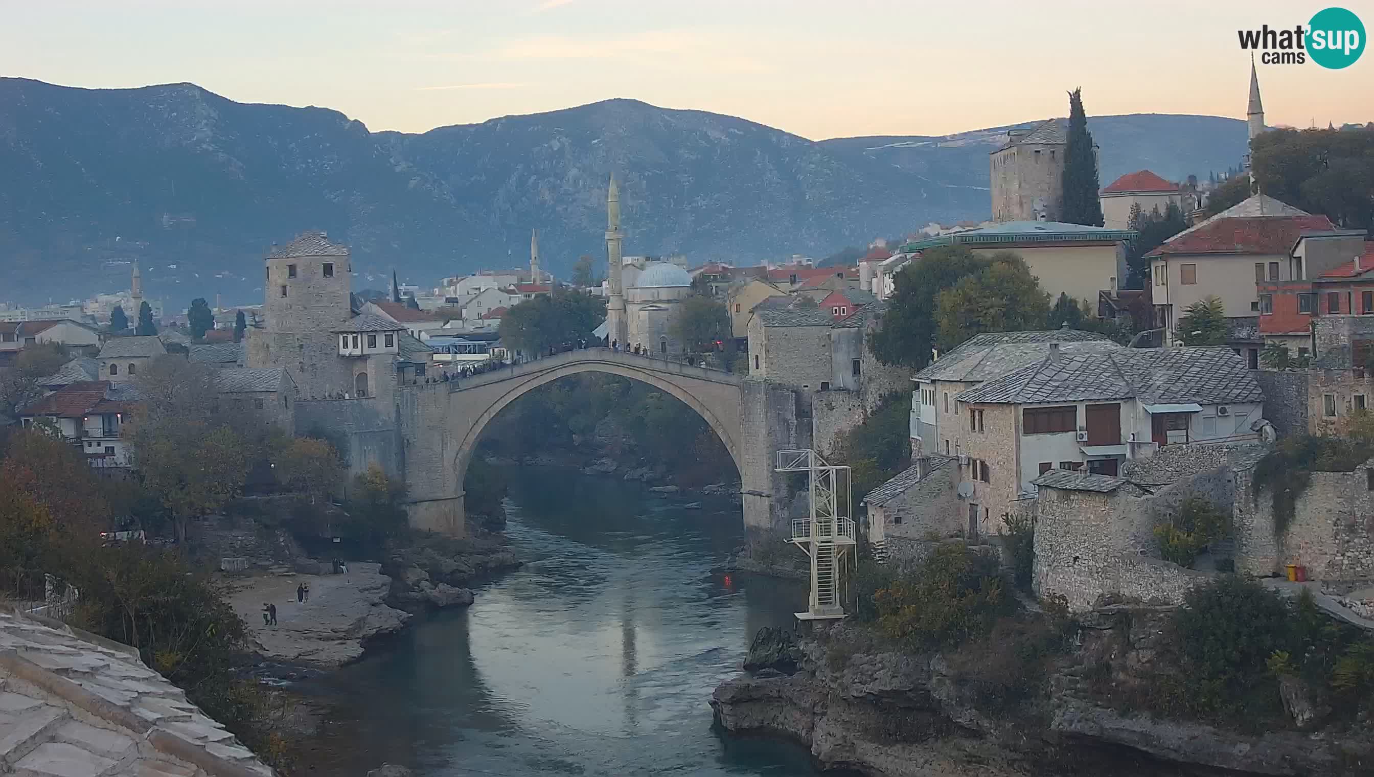 Mostar webcam – LIVE Old Bridge and Neretva river