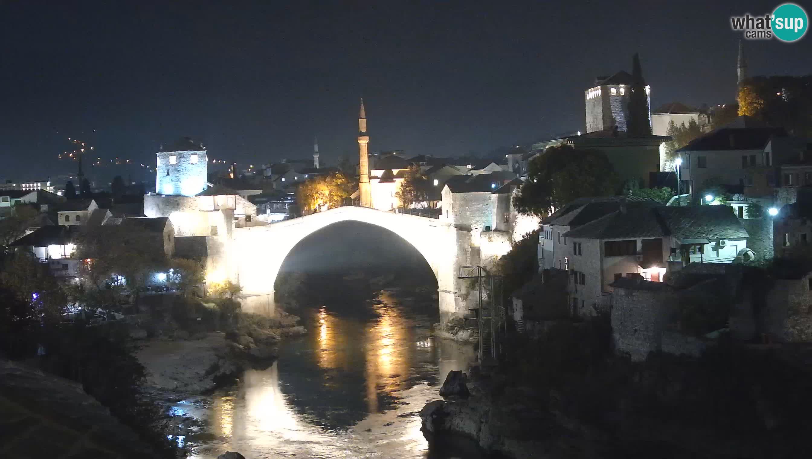 Mostar web kamera – Stari Most i rijeka Neretva – Goa Mostar