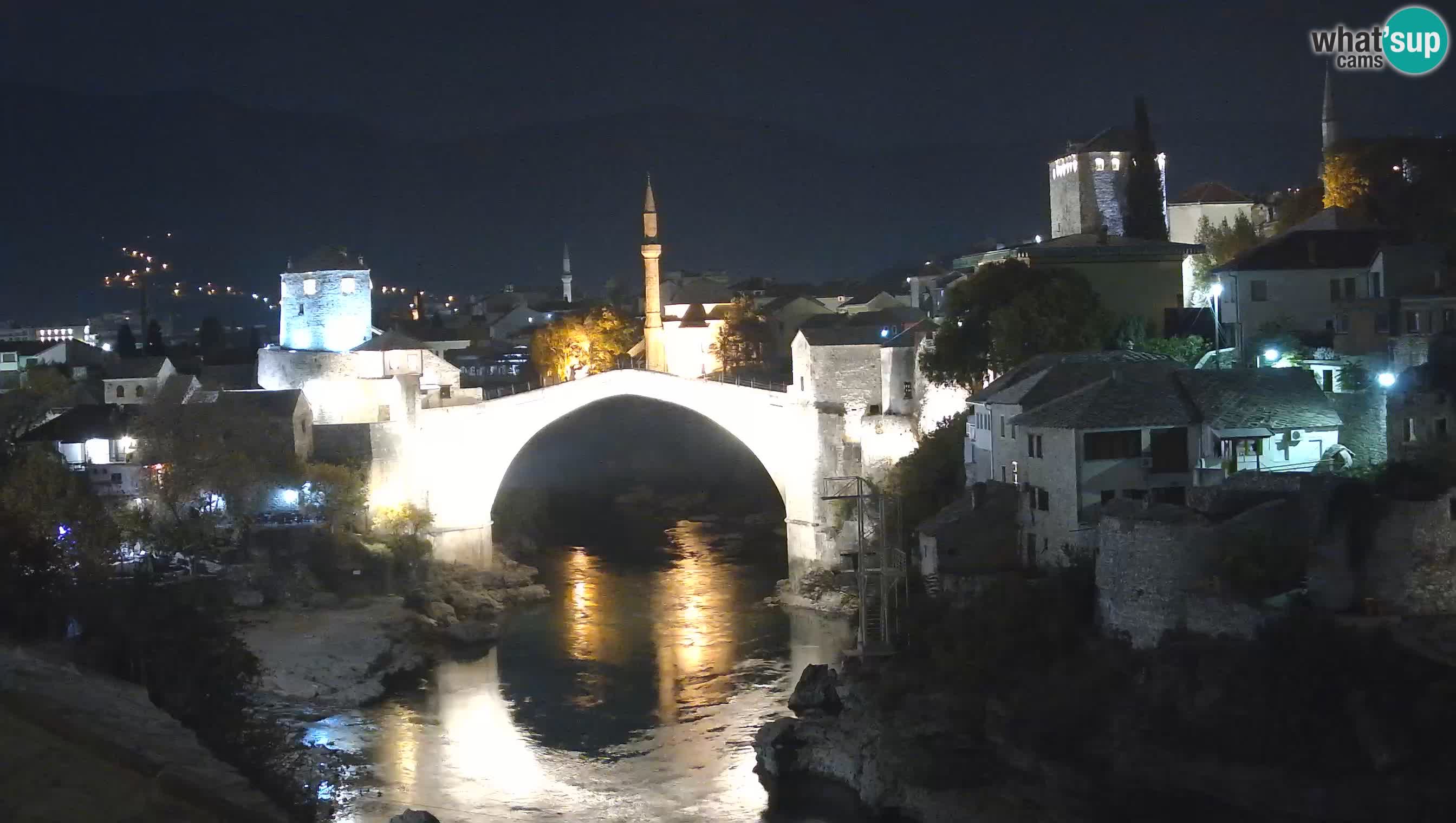 Cámara web de Mostar – El Viejo Puente sobre el río Neretva