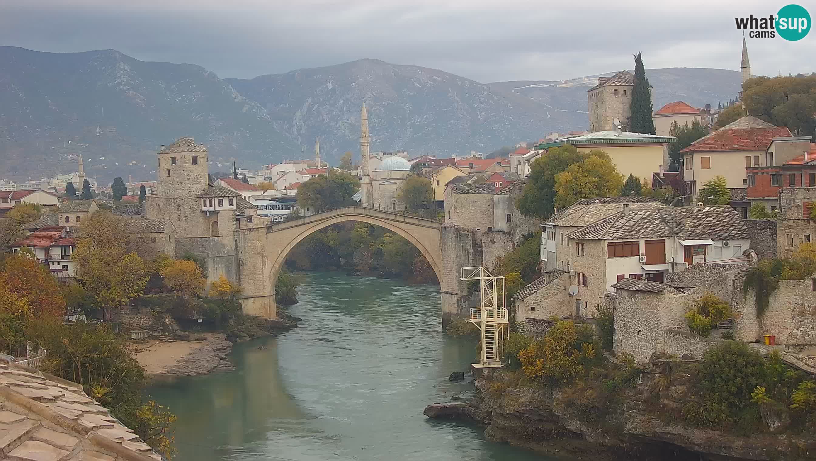 Spletna kamera Mostar – Stari Most in reka Neretva