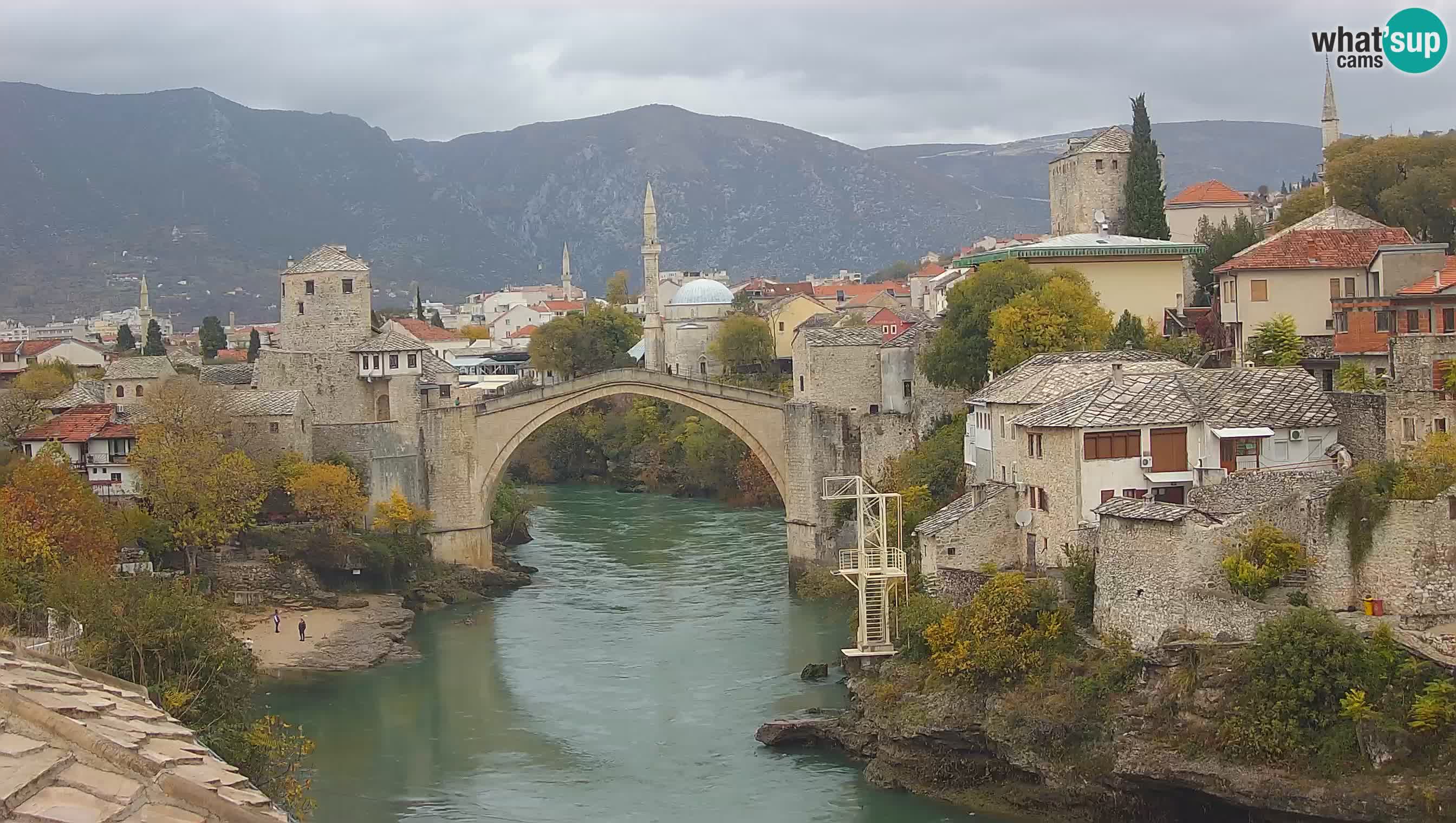 Webcam Mostar – Il Ponte Vecchio sul fiume Neretva