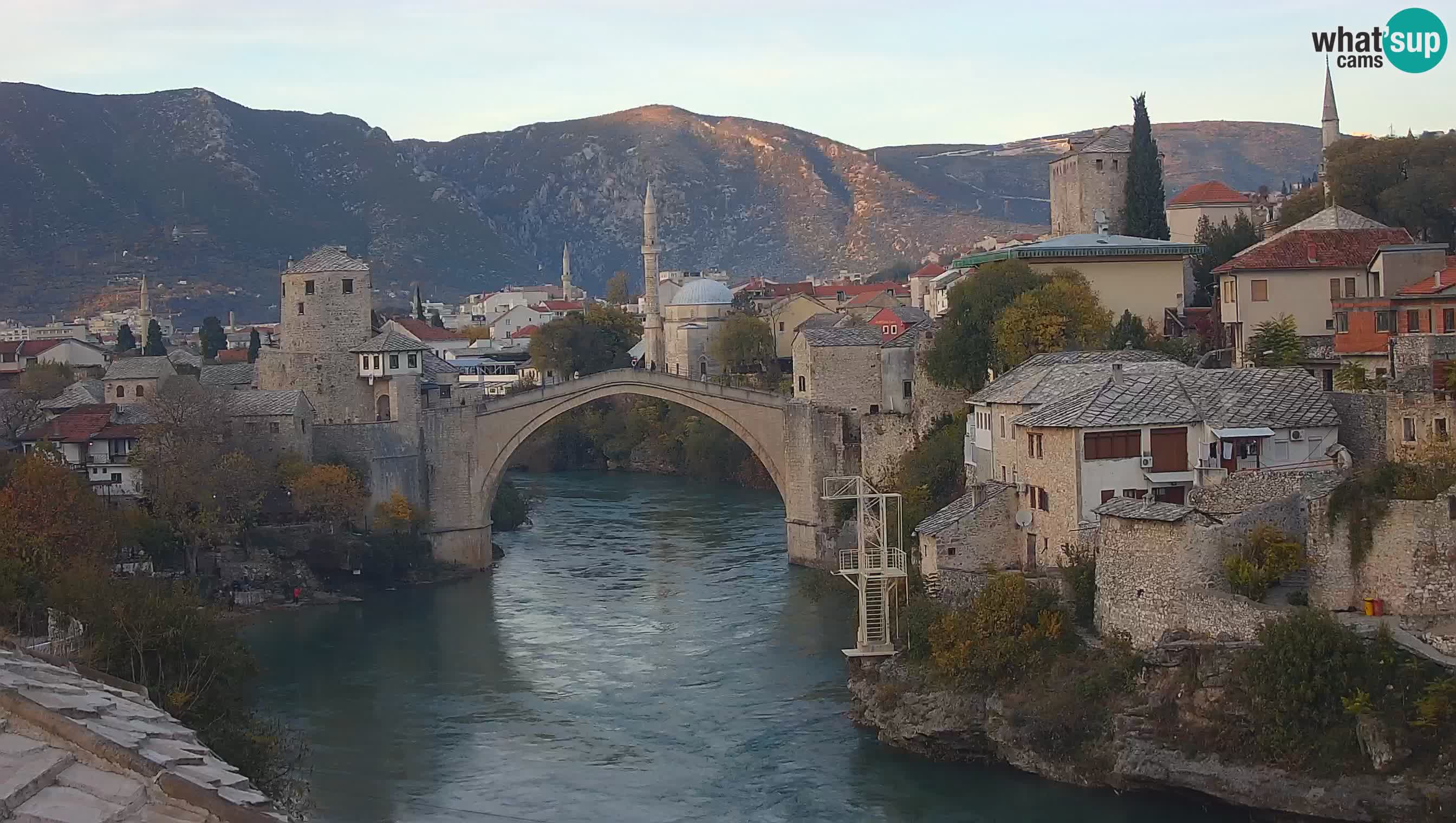 Webcam Mostar – Il Ponte Vecchio sul fiume Neretva