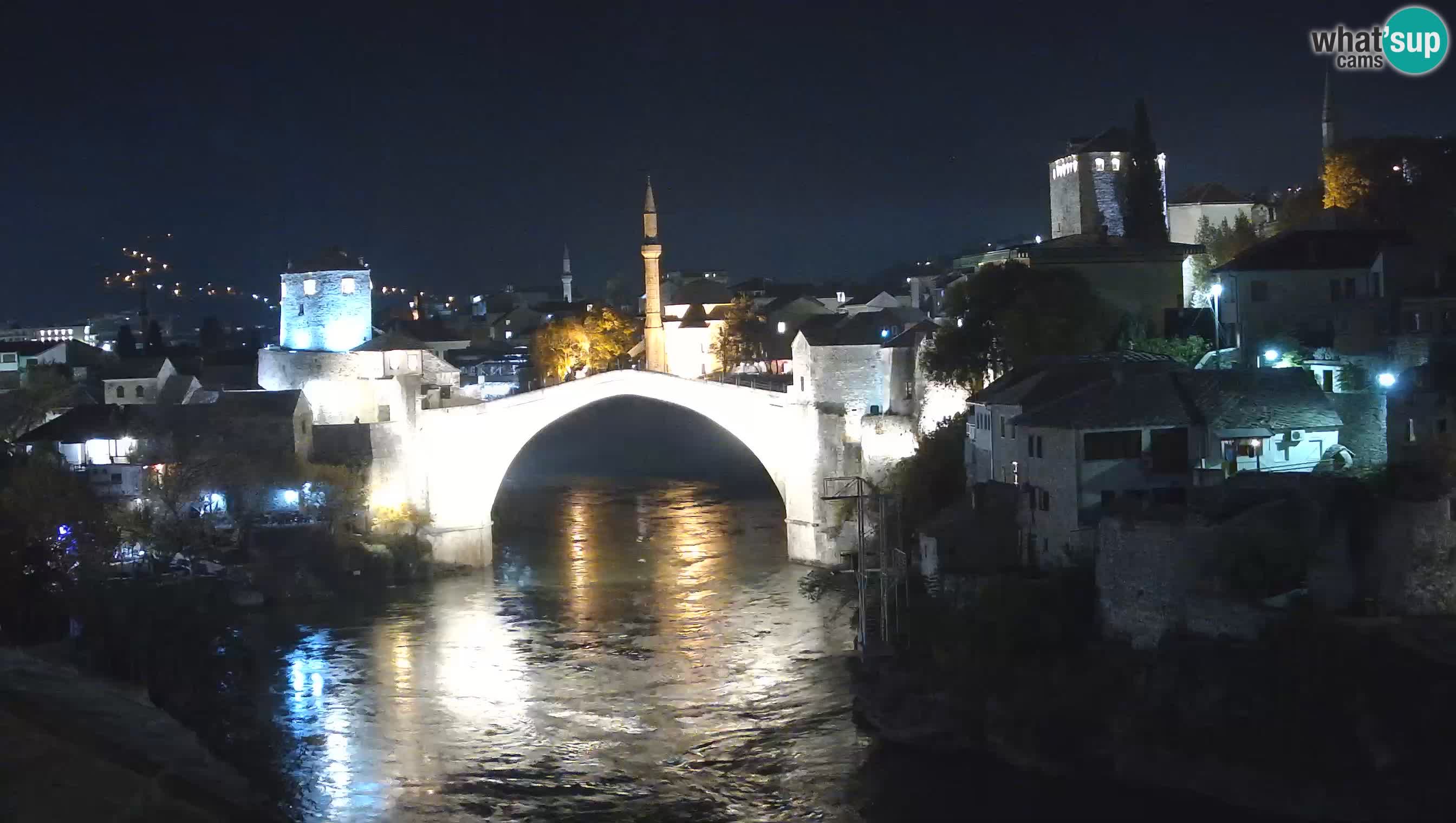 Cámara web de Mostar – El Viejo Puente sobre el río Neretva