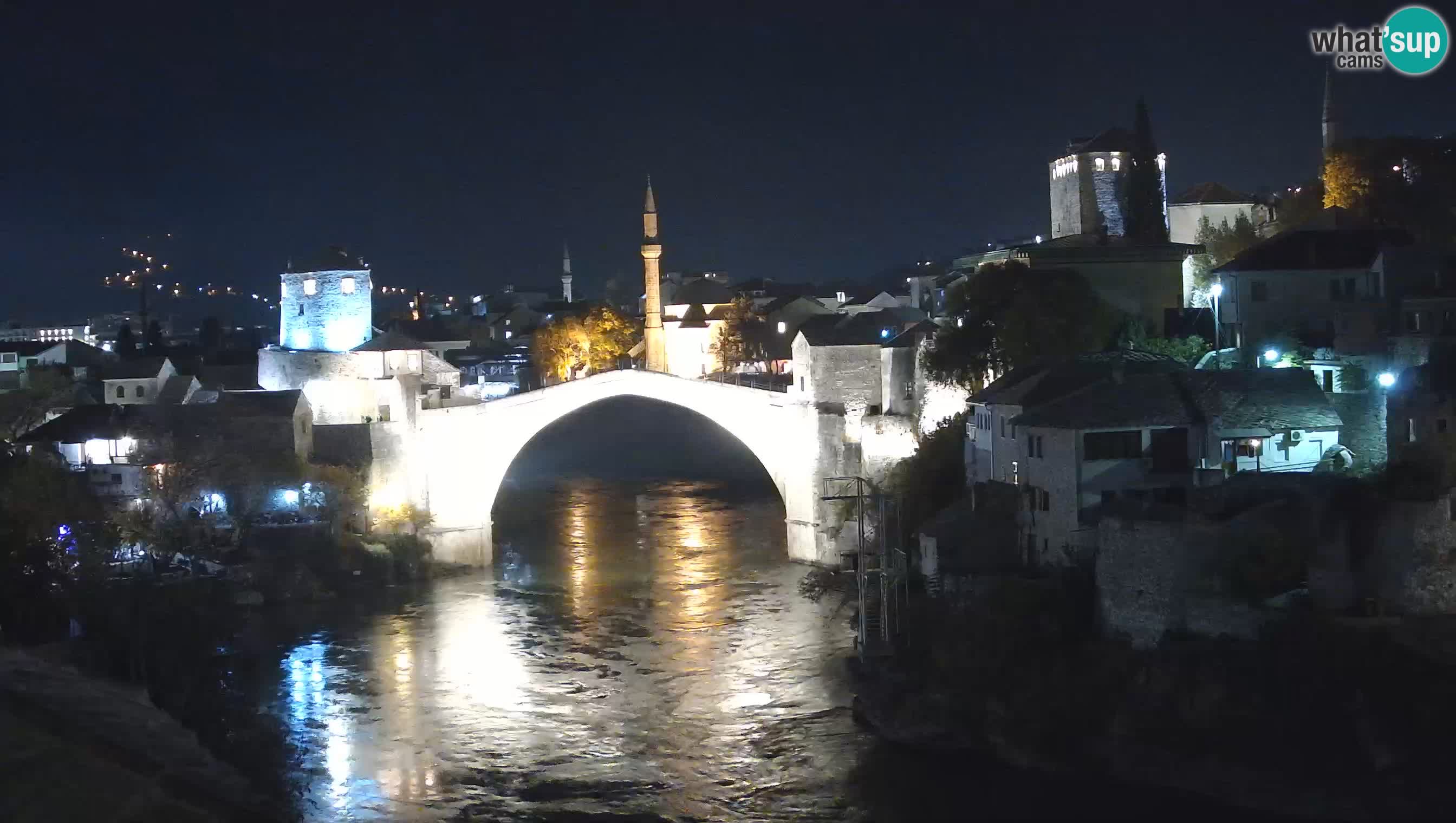 Cámara web de Mostar – El Viejo Puente sobre el río Neretva