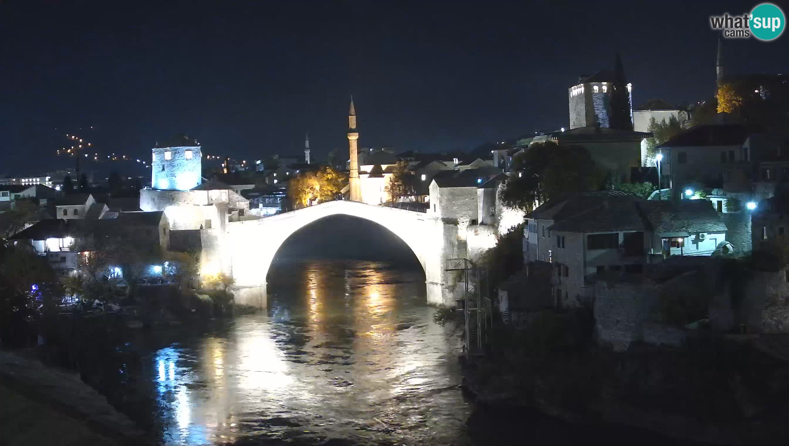 Cámara web de Mostar – El Viejo Puente sobre el río Neretva