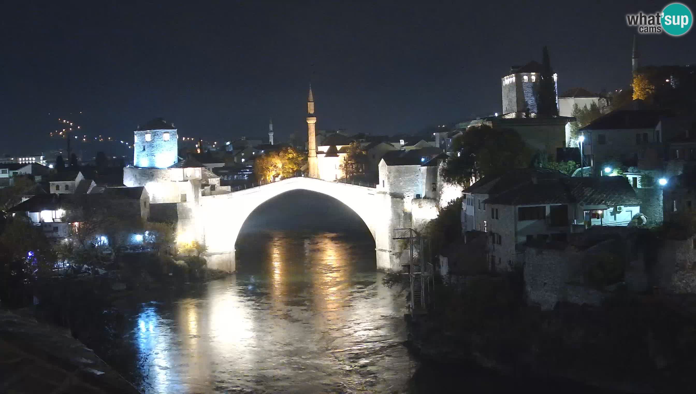 Cámara web de Mostar – El Viejo Puente sobre el río Neretva