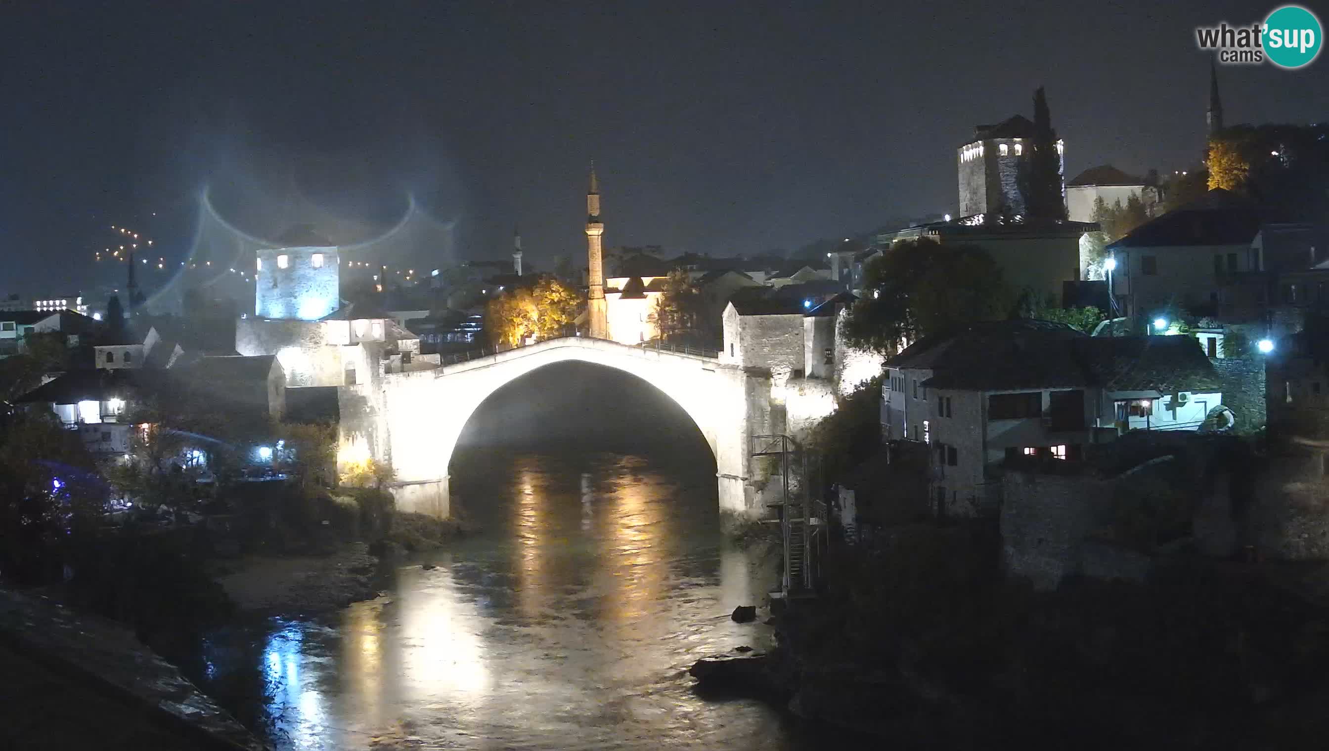 Cámara web de Mostar – El Viejo Puente sobre el río Neretva