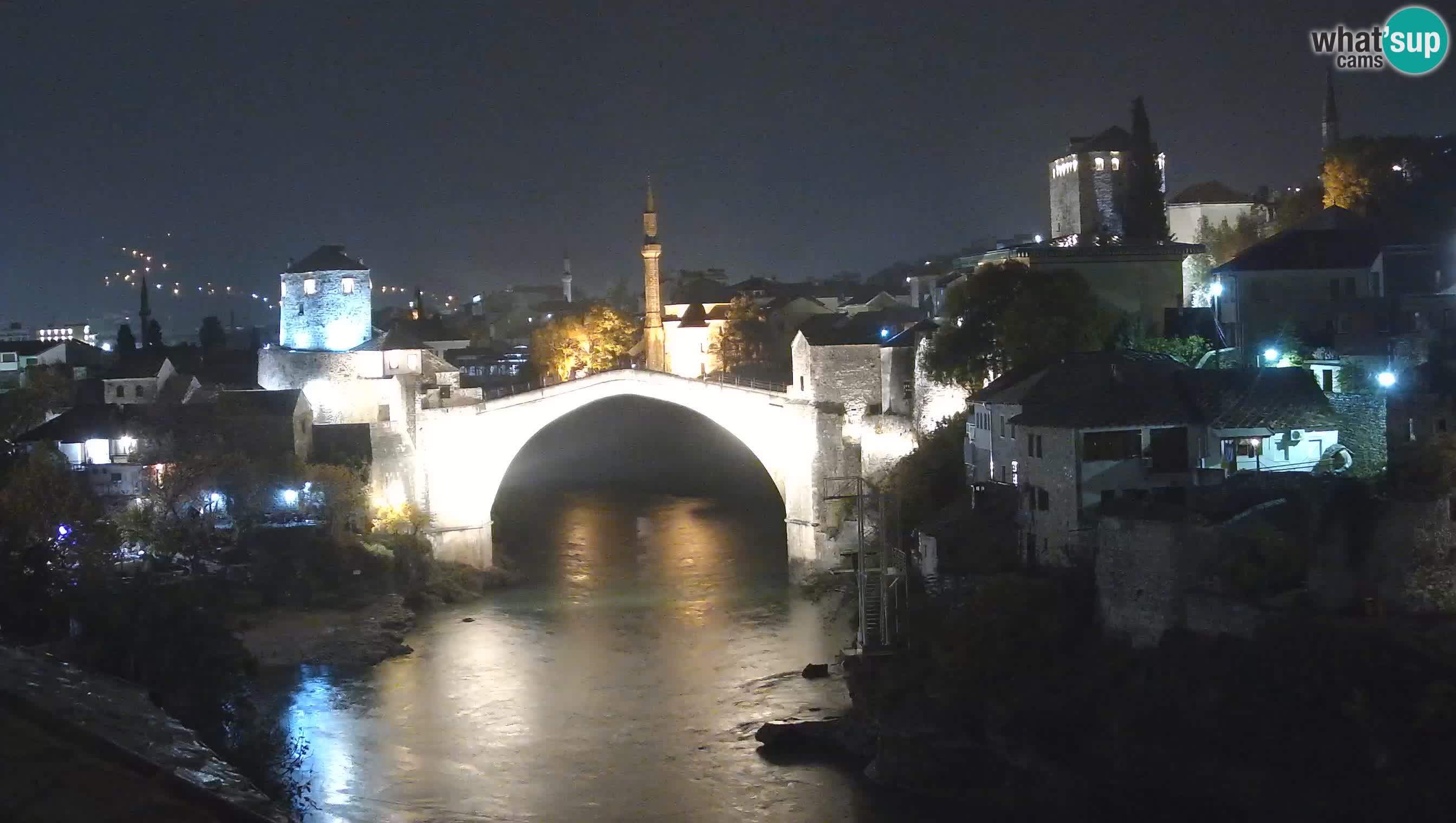 Cámara web de Mostar – El Viejo Puente sobre el río Neretva