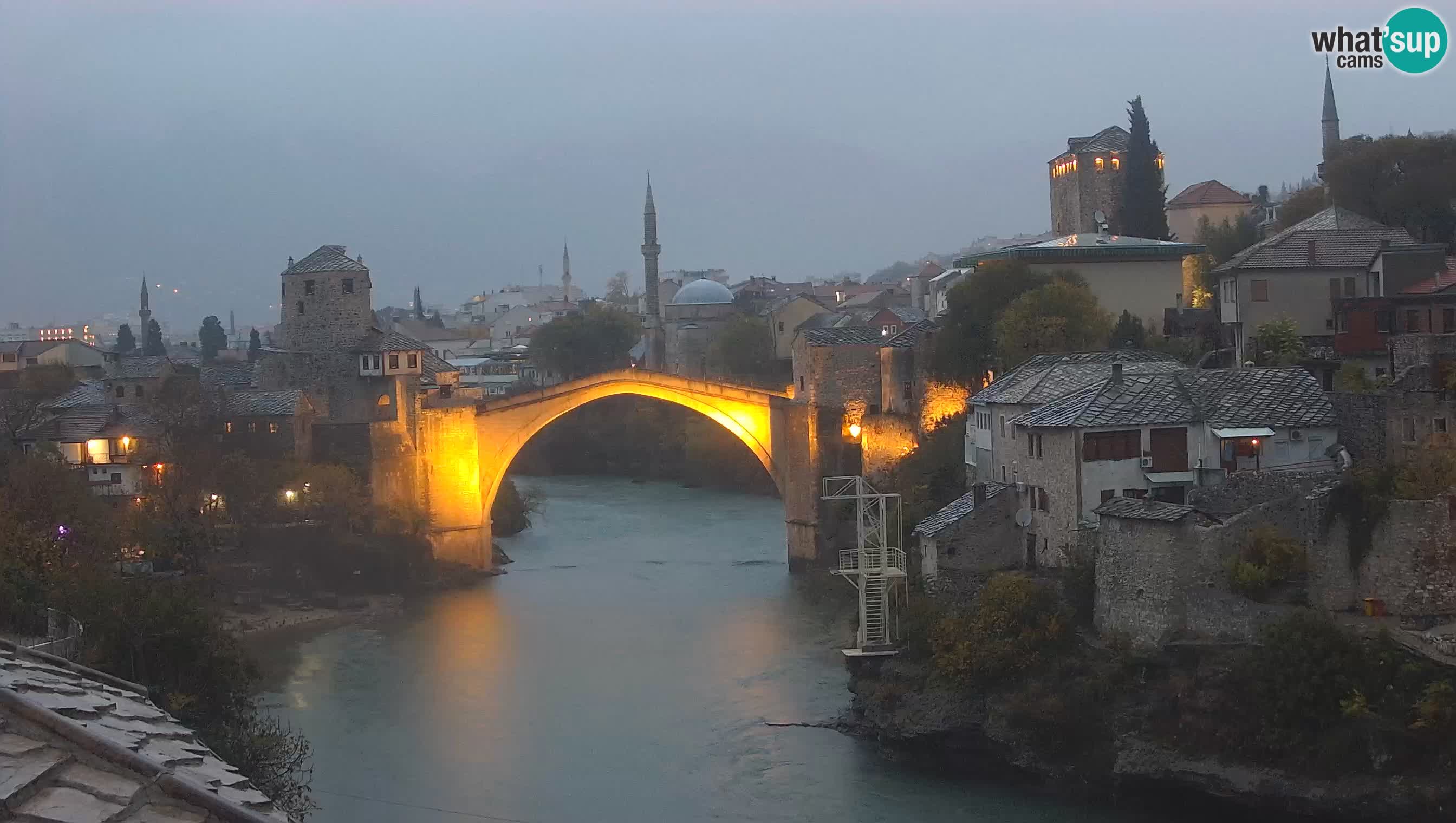 Webcam Mostar – Il Ponte Vecchio sul fiume Neretva