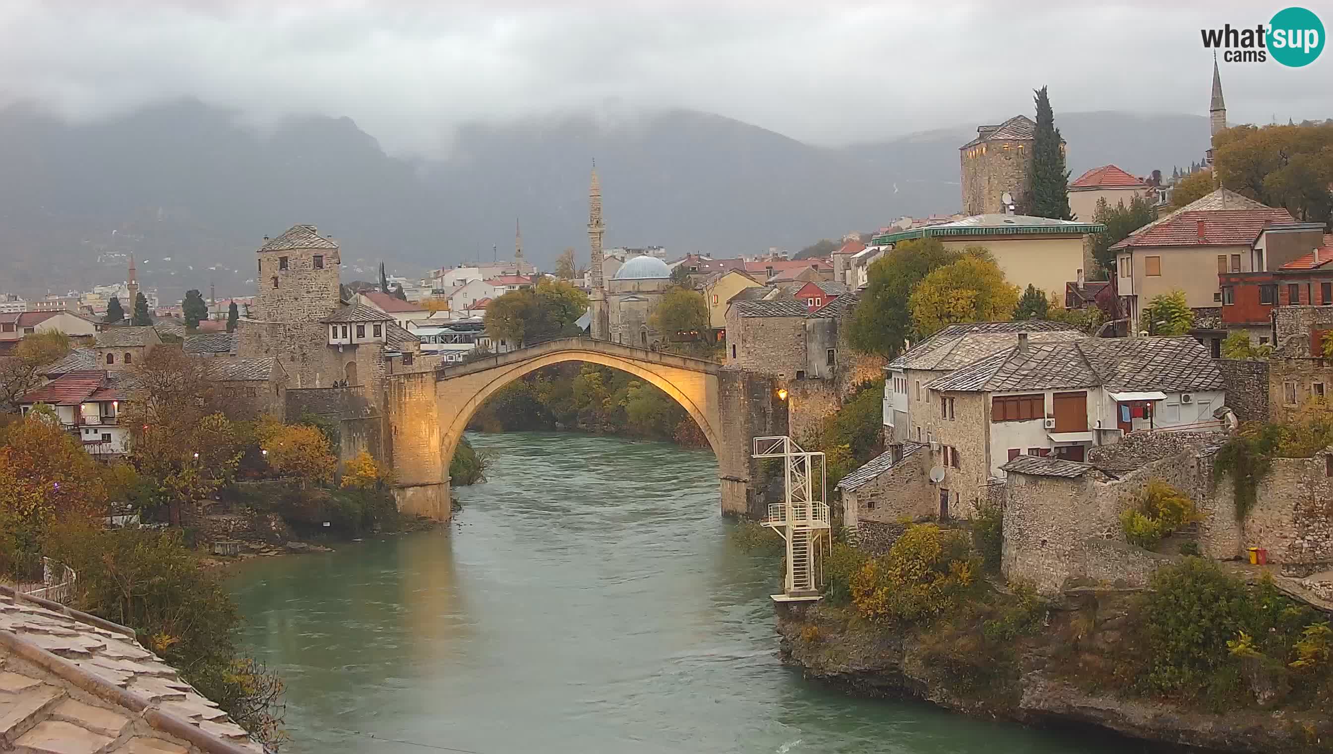 Mostar web kamera – Stari Most i rijeka Neretva – Goa Mostar