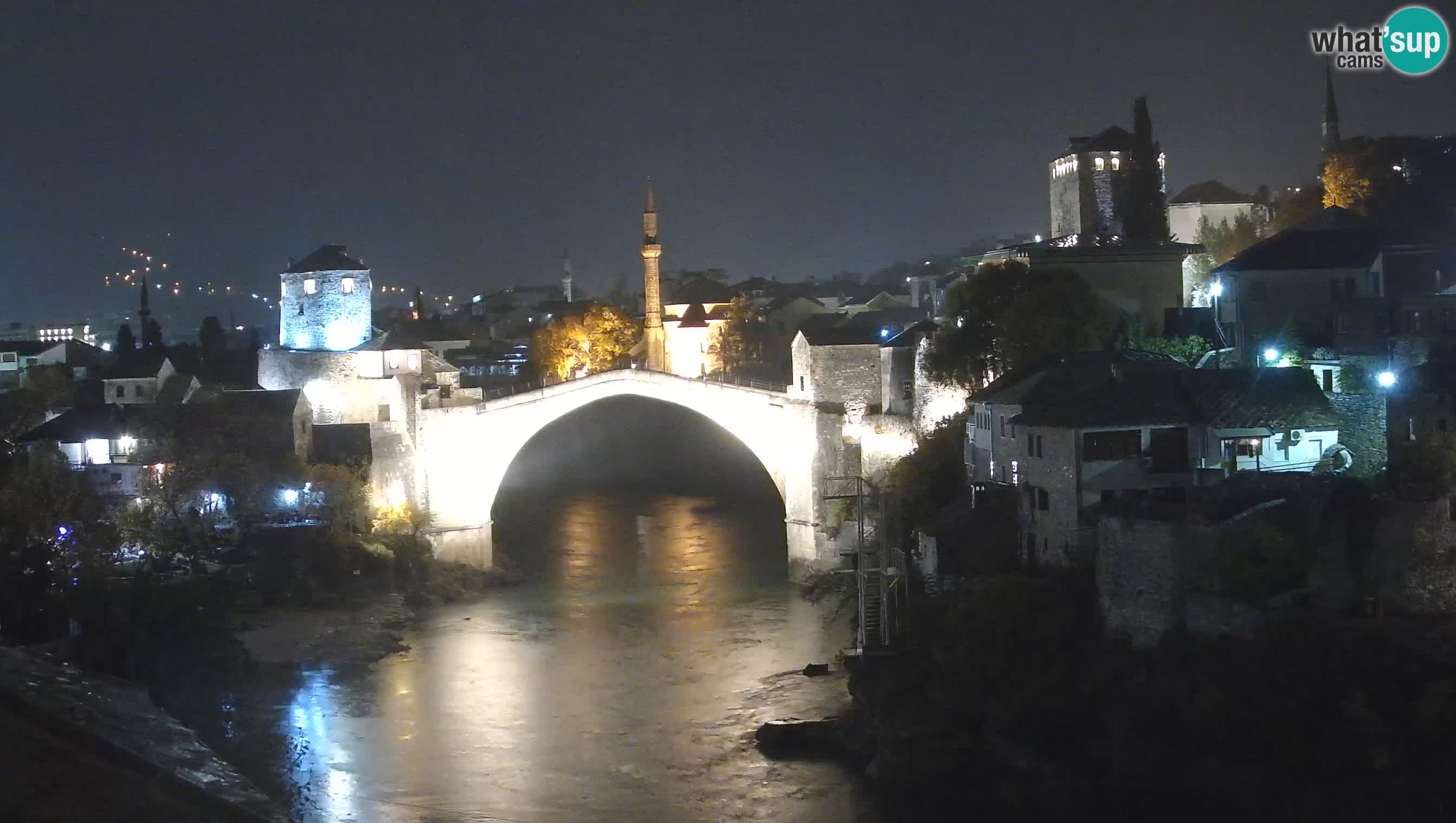 Cámara web de Mostar – El Viejo Puente sobre el río Neretva