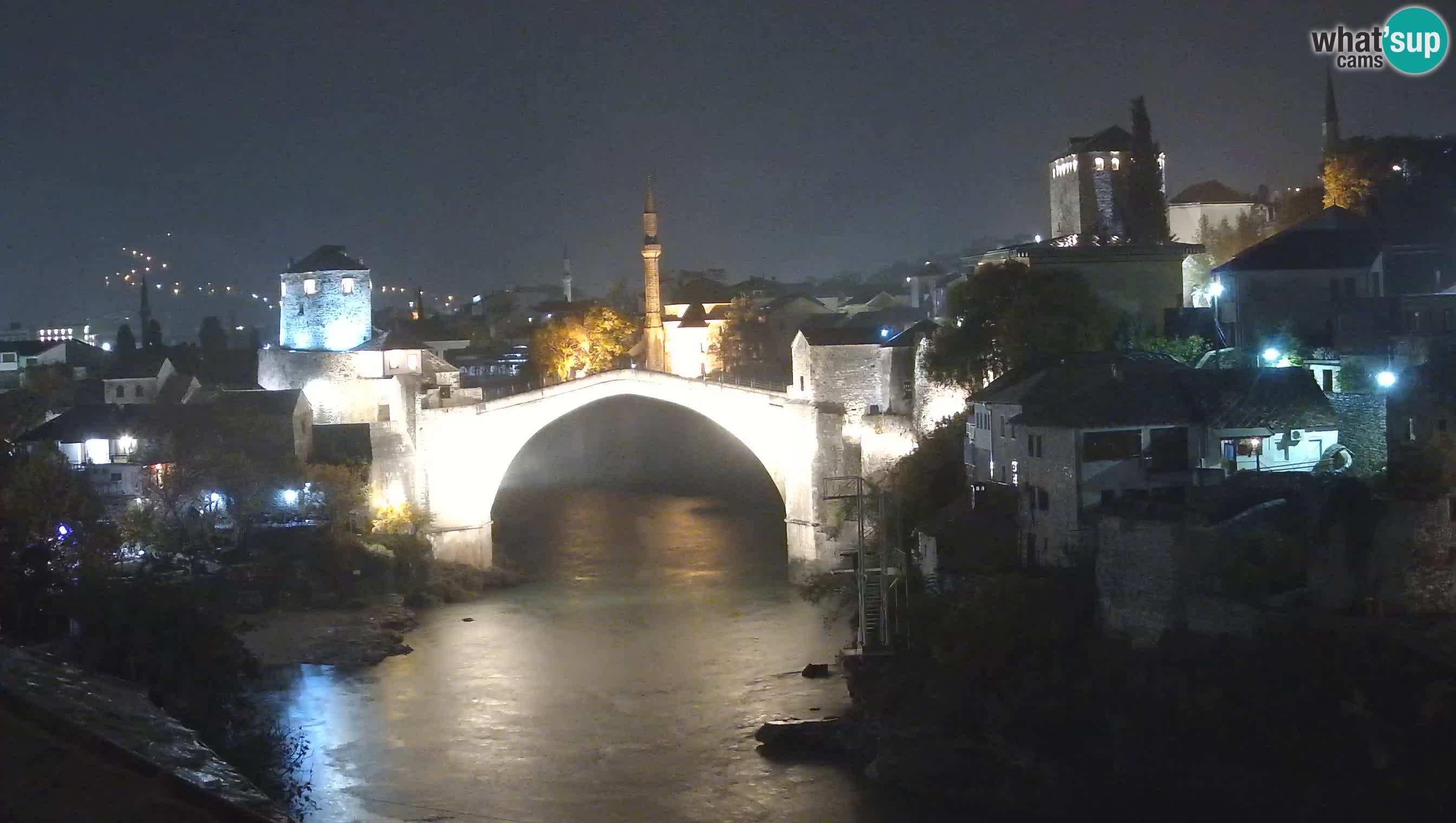 Cámara web de Mostar – El Viejo Puente sobre el río Neretva