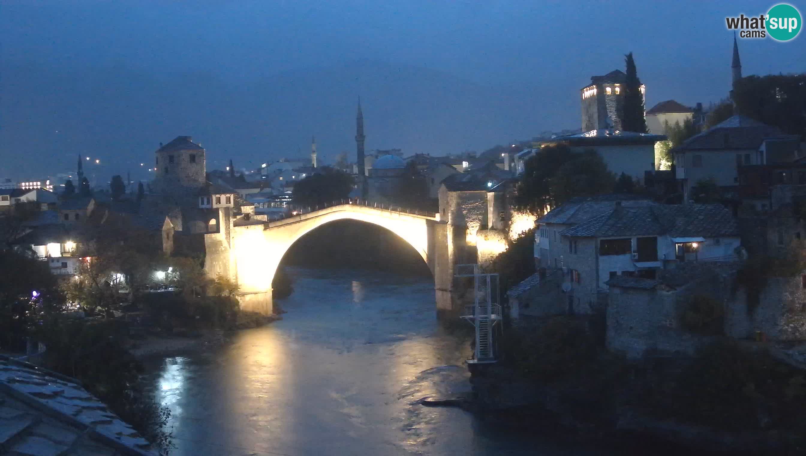 Webcam Mostar – Il Ponte Vecchio sul fiume Neretva