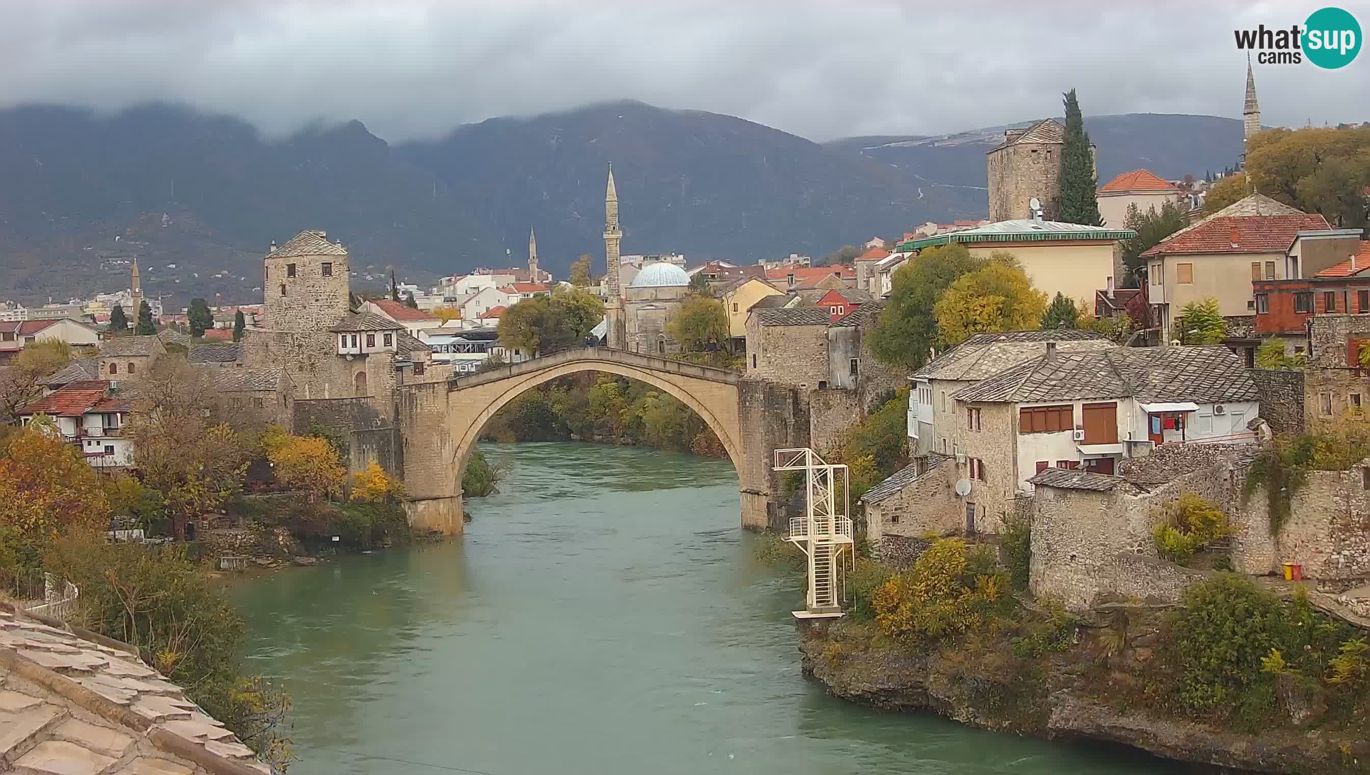 Spletna kamera Mostar – Stari Most in reka Neretva