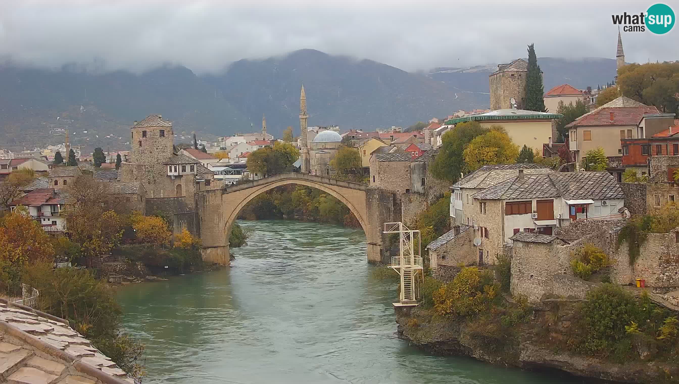 Spletna kamera Mostar – Stari Most in reka Neretva