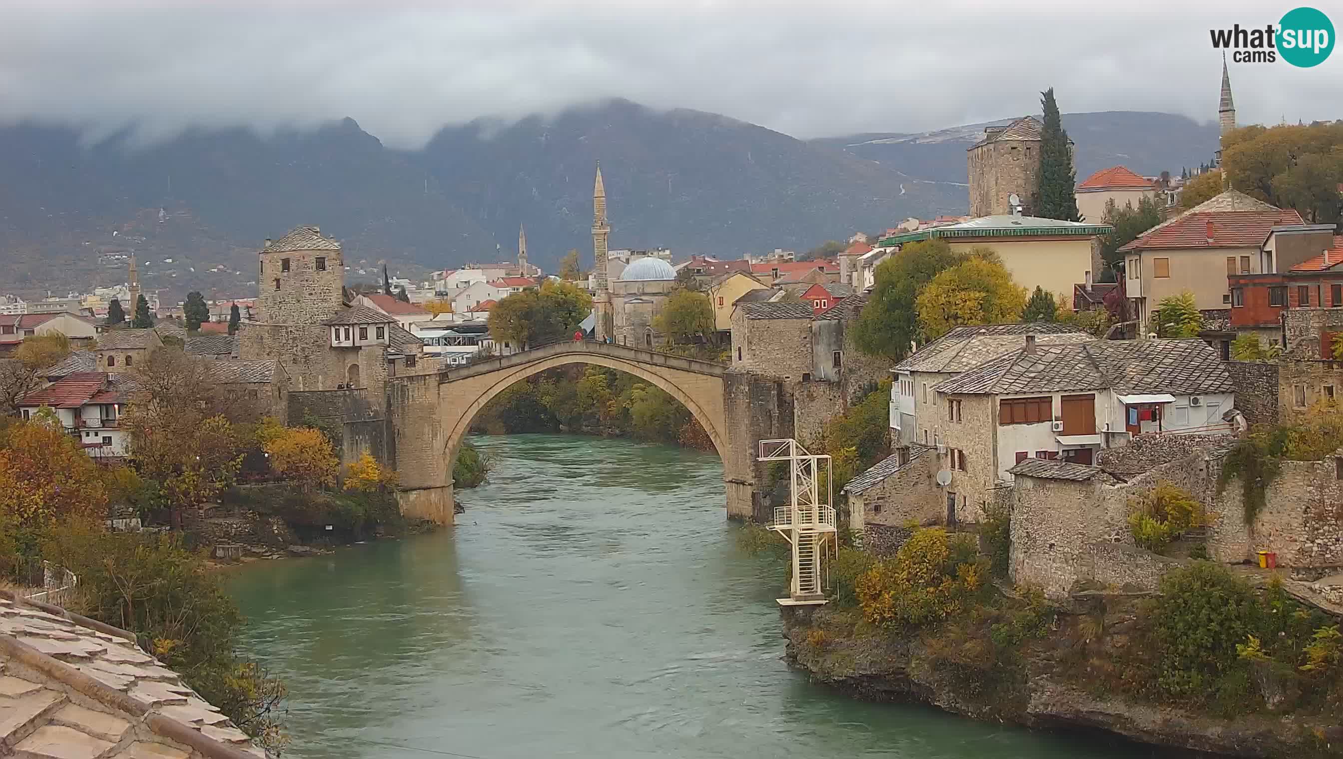 Spletna kamera Mostar – Stari Most in reka Neretva