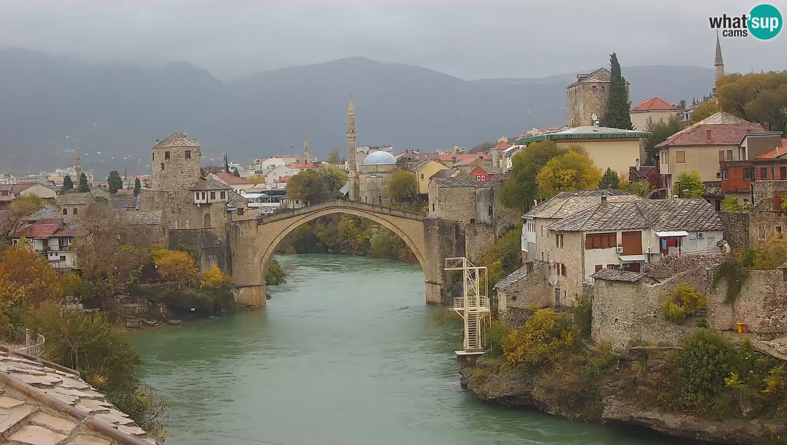 Webcam Mostar – Il Ponte Vecchio sul fiume Neretva