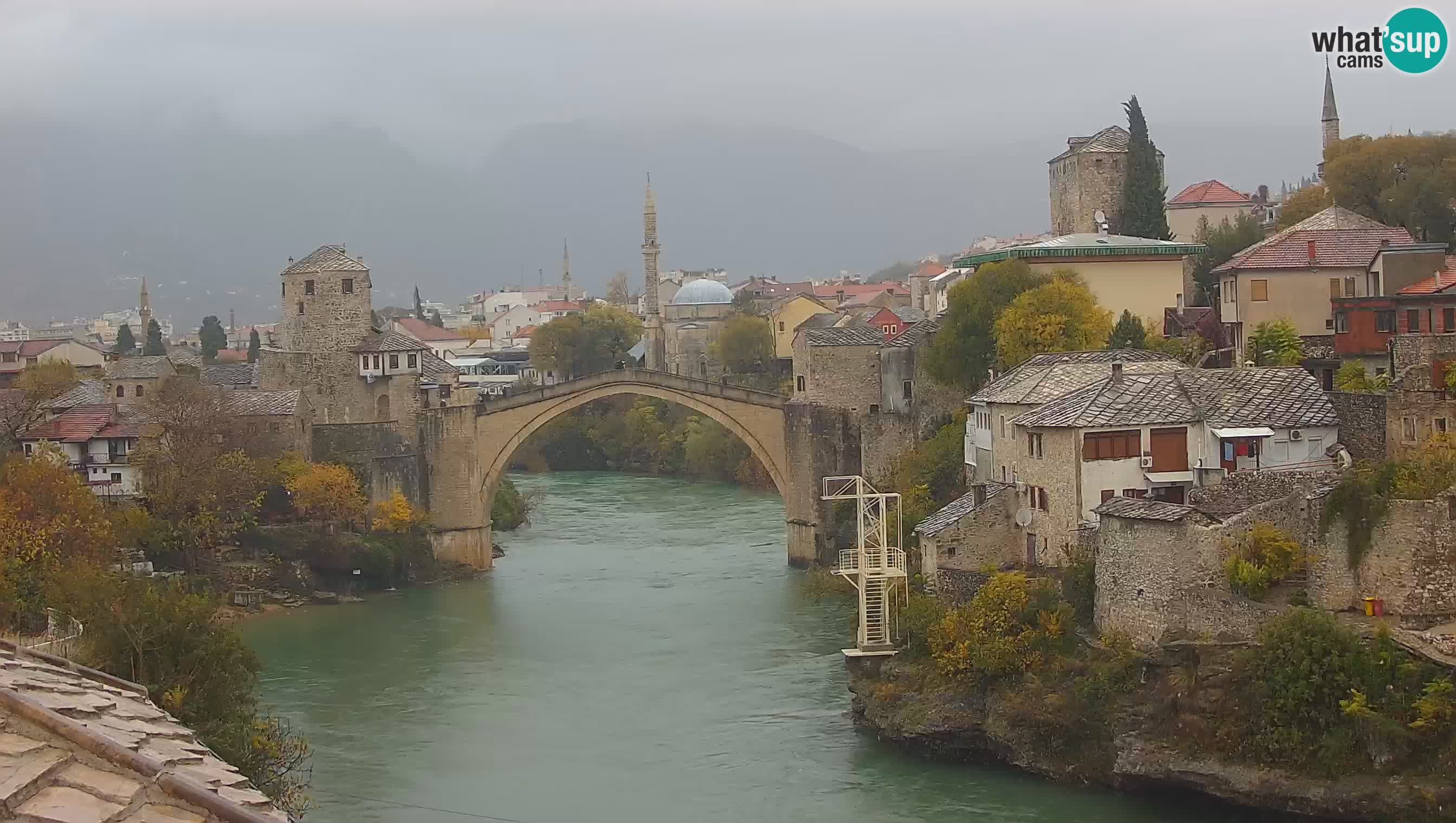 Mostar web kamera – Stari Most i rijeka Neretva – Goa Mostar