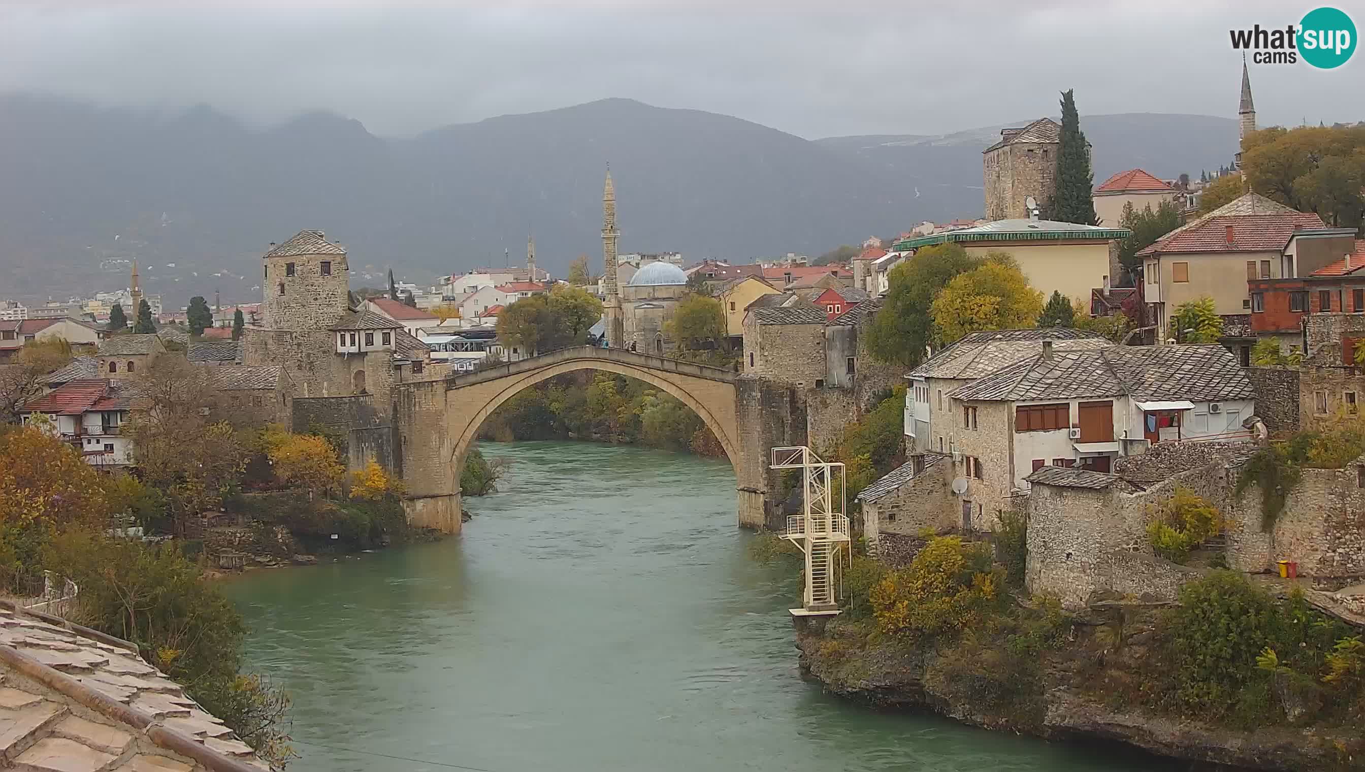 Mostar web kamera – Stari Most i rijeka Neretva – Goa Mostar